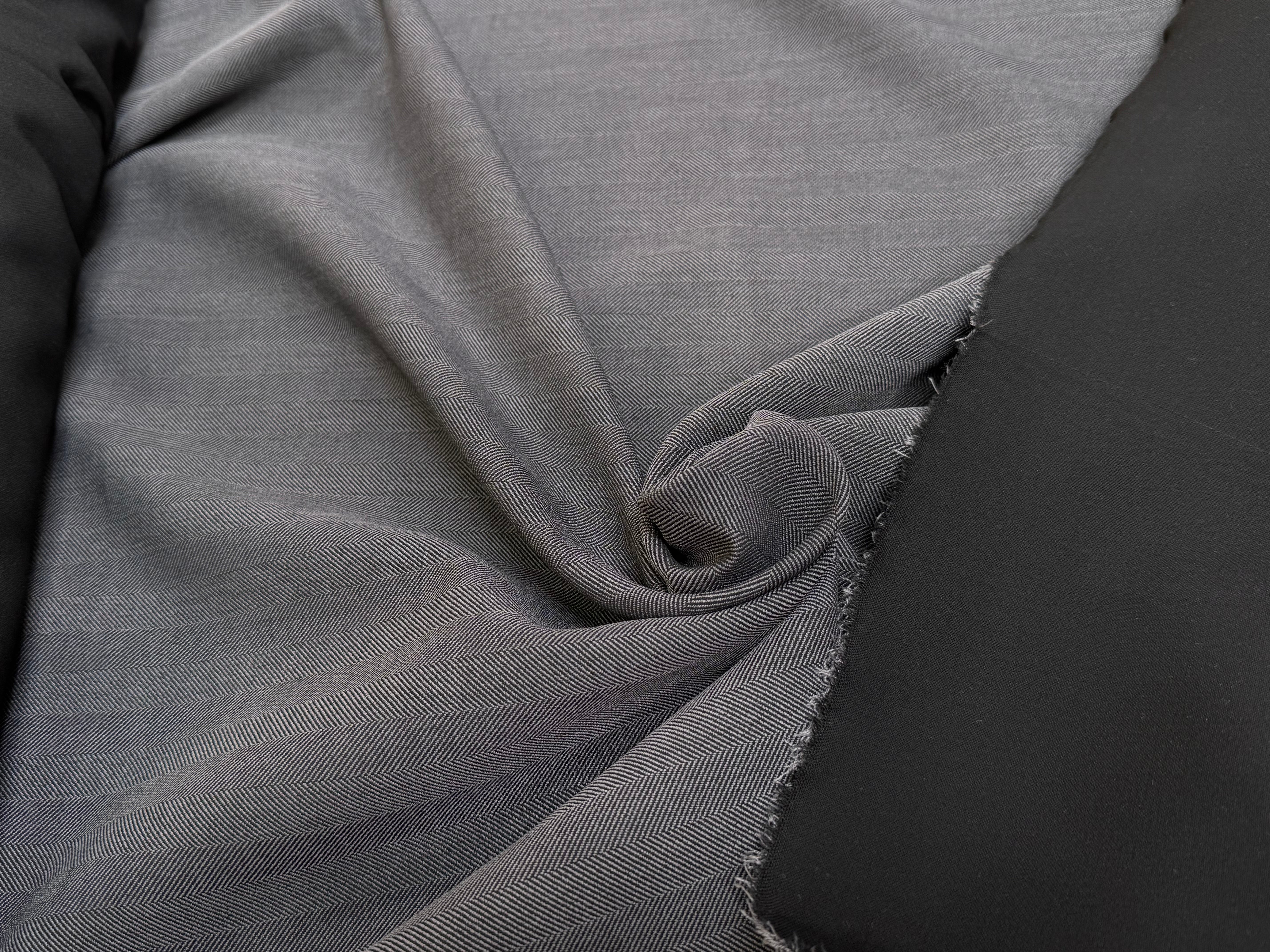 DRAPERIE CHEVRON STRETCH GRIS BELLE TENUE - My Little Coupon