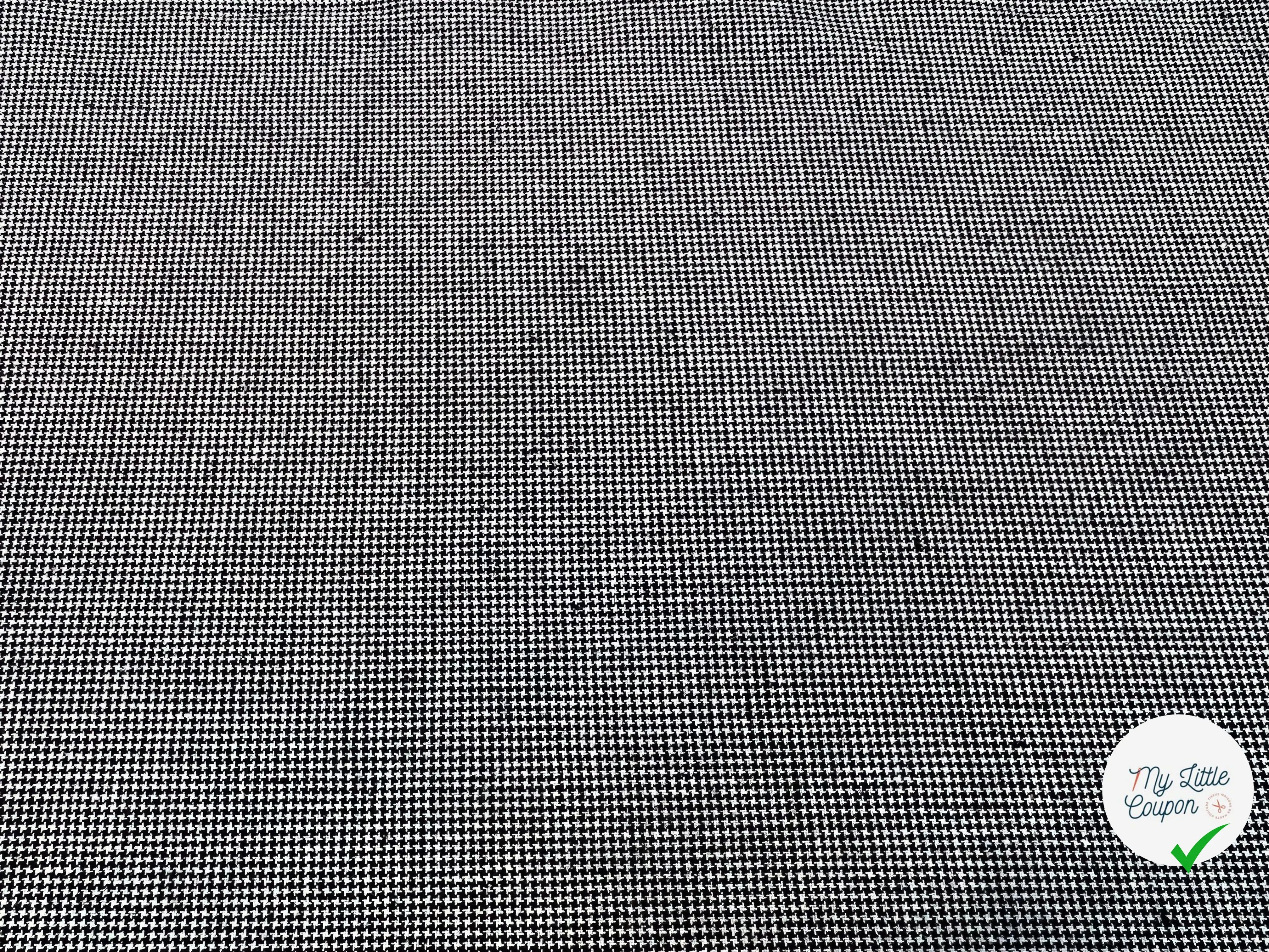 DRAPERIE COTON LIN MINI PIED DE POULE MSO