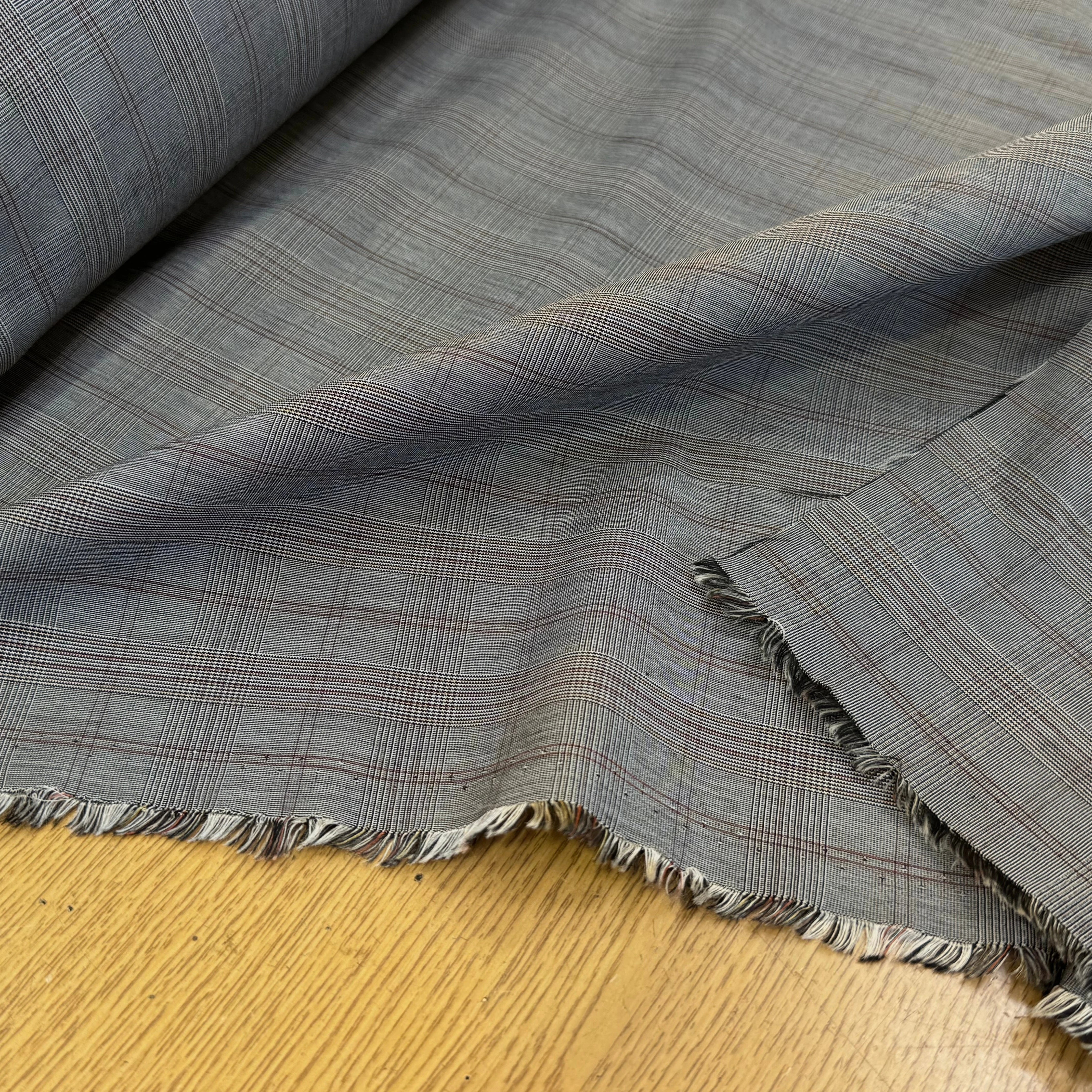 DRAPERIE COTON PRINCE DE GALLE GRIS - My Little Coupon