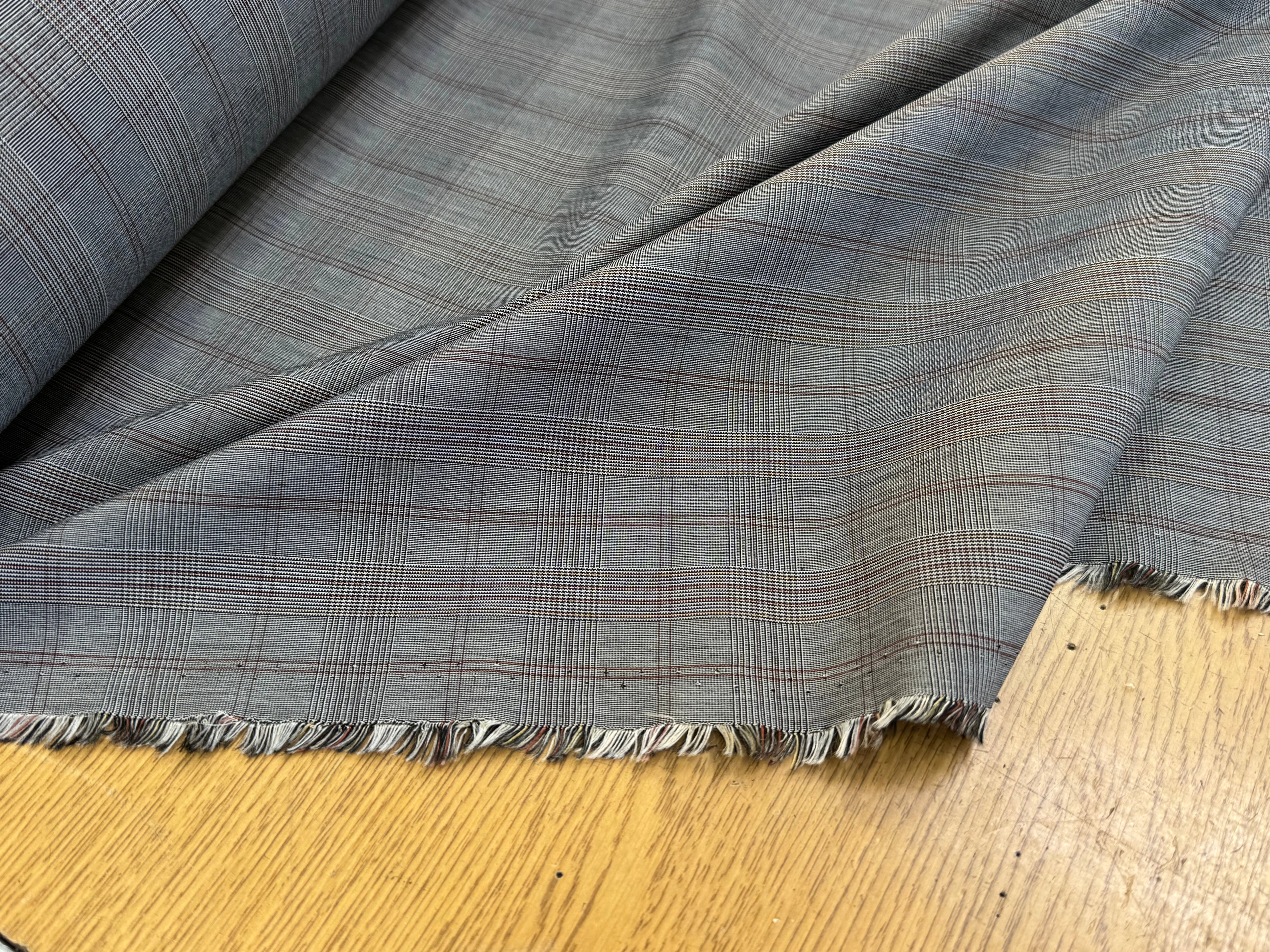 DRAPERIE COTON PRINCE DE GALLE GRIS - My Little Coupon