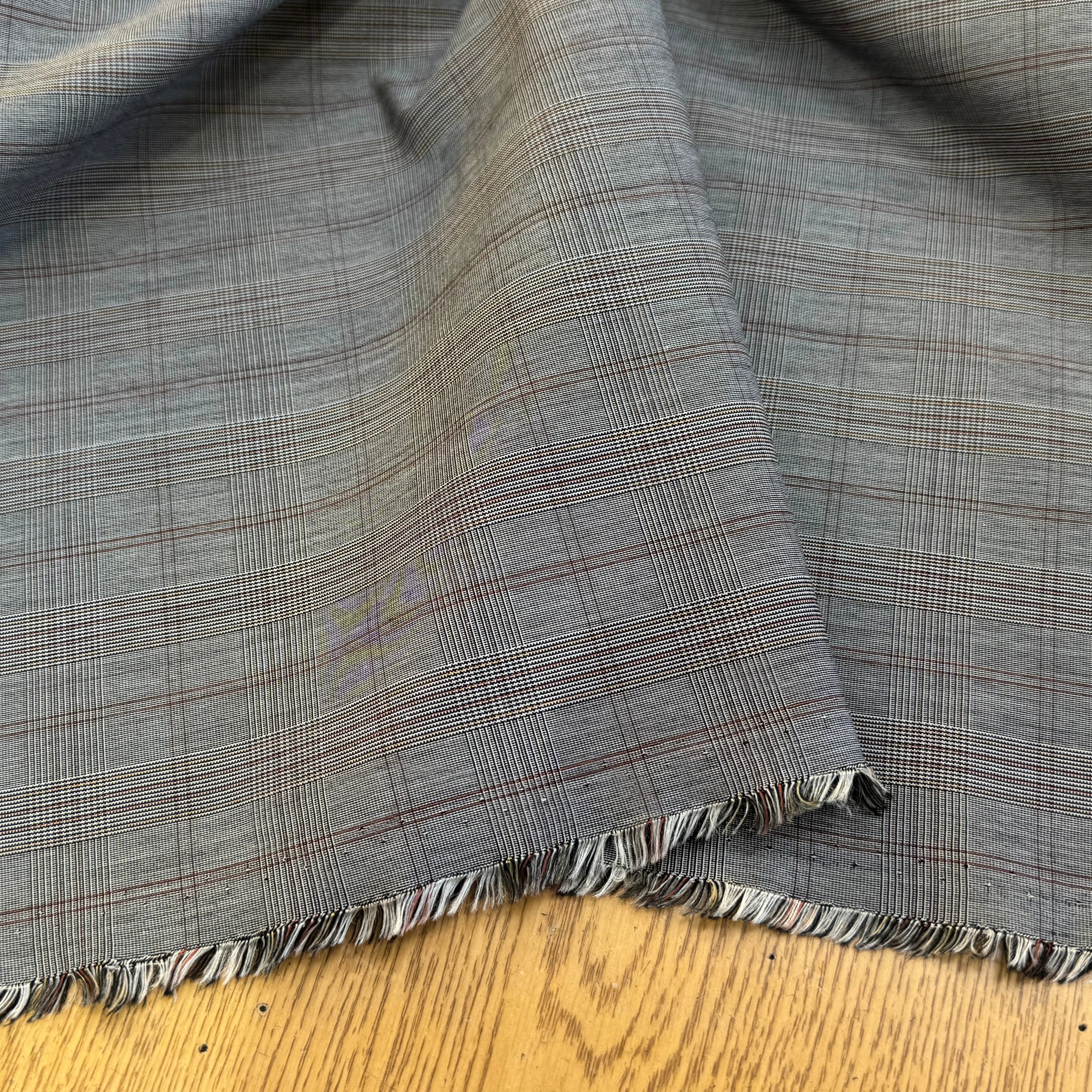 DRAPERIE COTON PRINCE DE GALLE GRIS - My Little Coupon