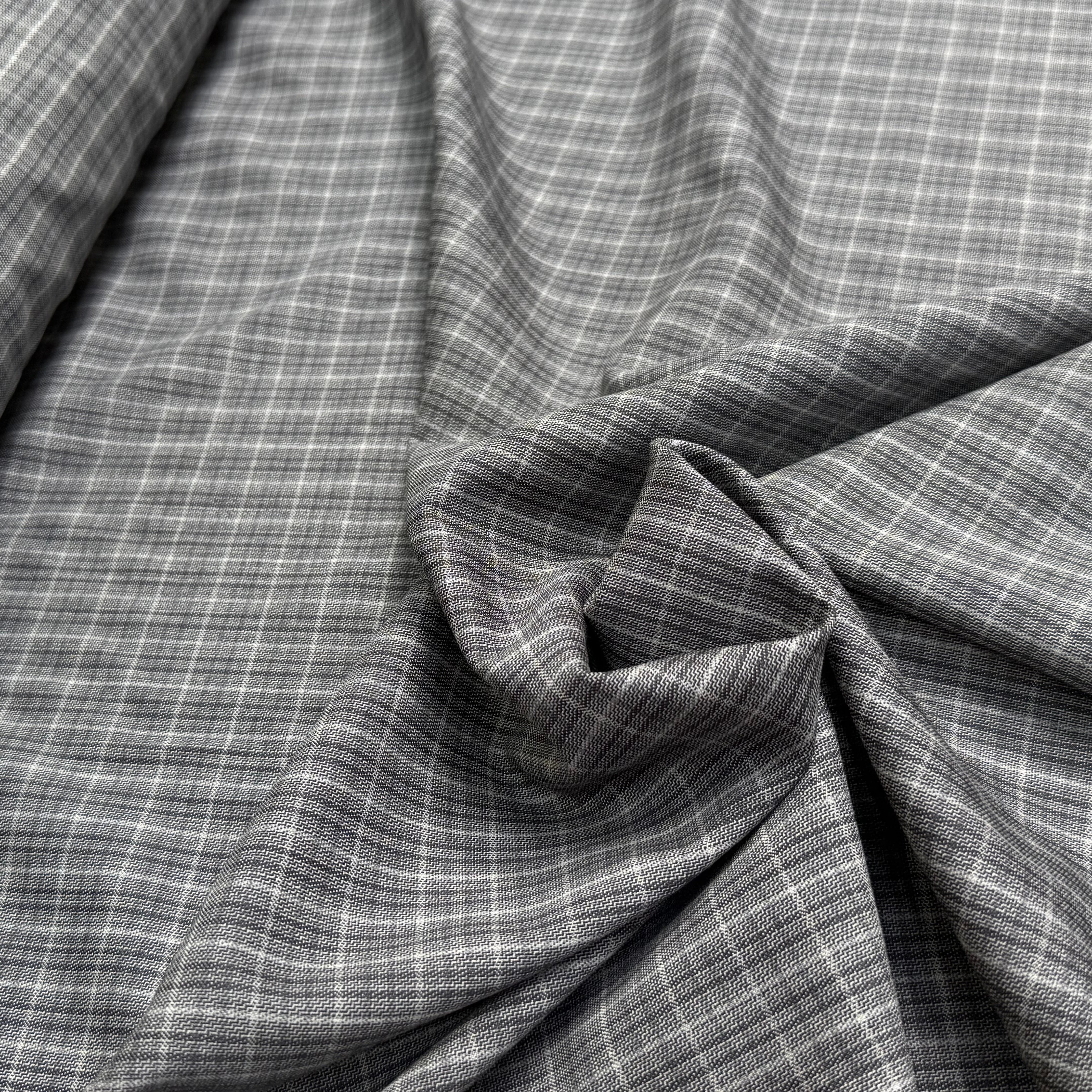 DRAPERIE DE LAINE À CARREAUX GRIS ULTRA BELLE - My Little Coupon