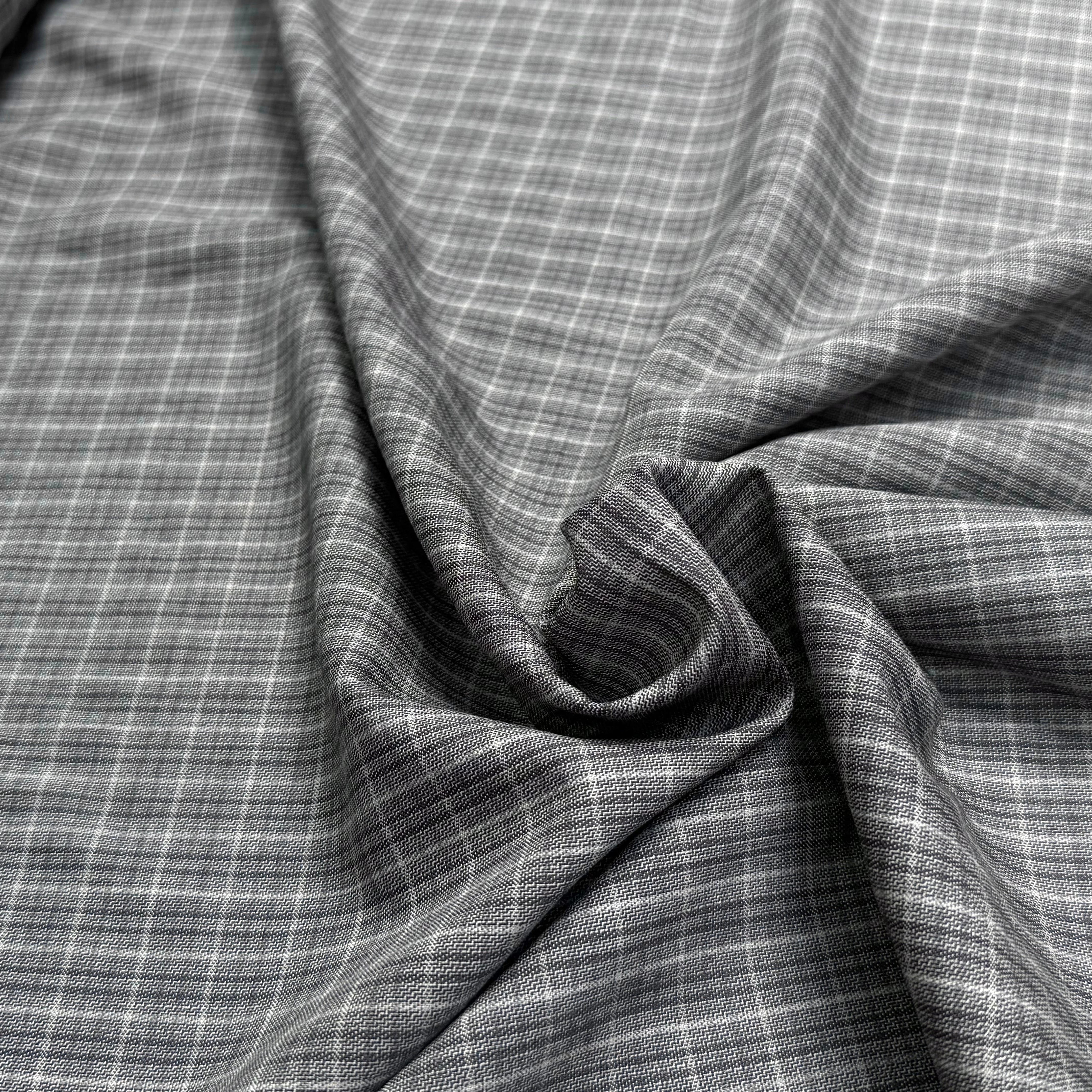 DRAPERIE DE LAINE À CARREAUX GRIS ULTRA BELLE - My Little Coupon
