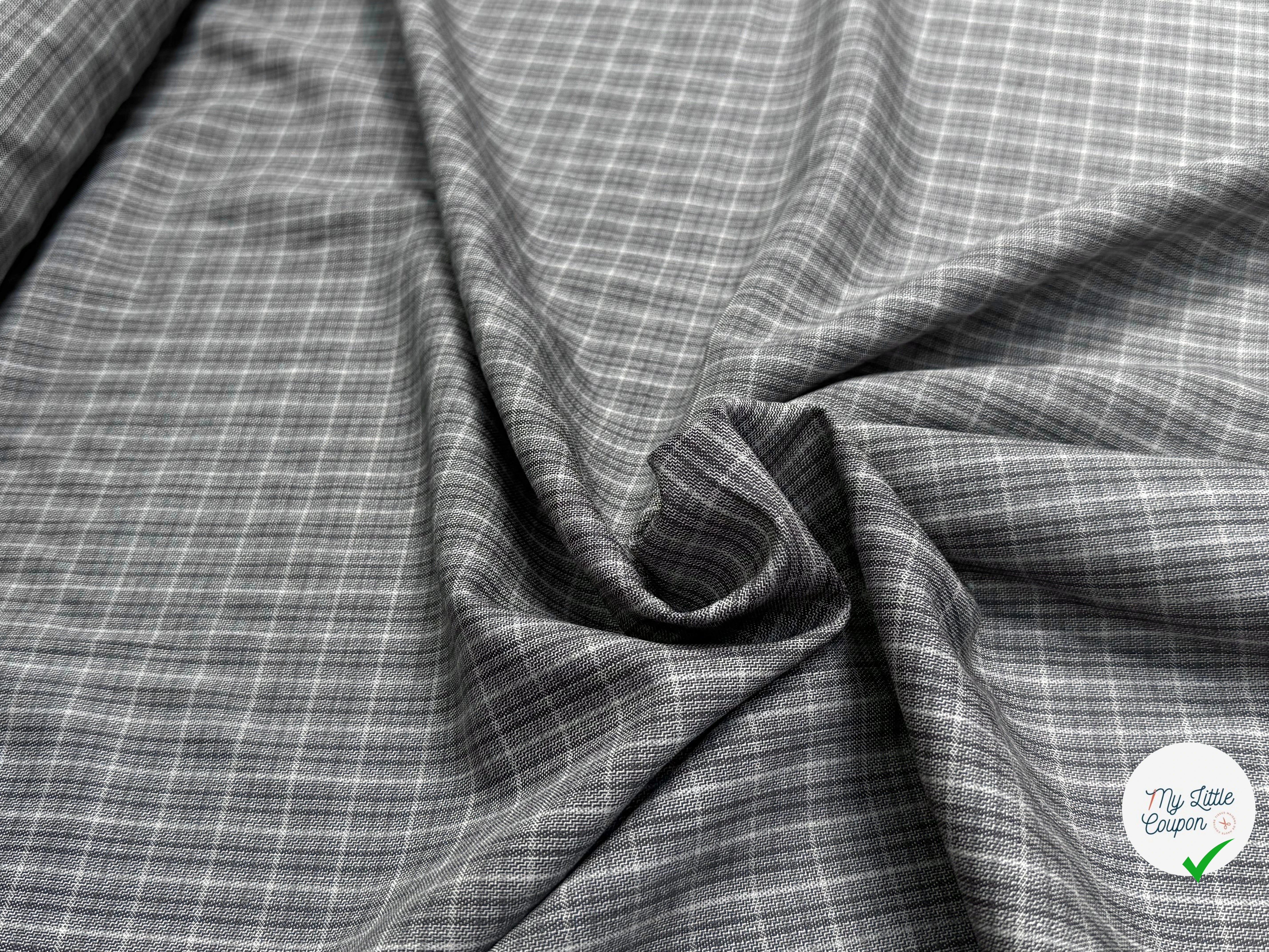 DRAPERIE DE LAINE À CARREAUX GRIS ULTRA BELLE - My Little Coupon