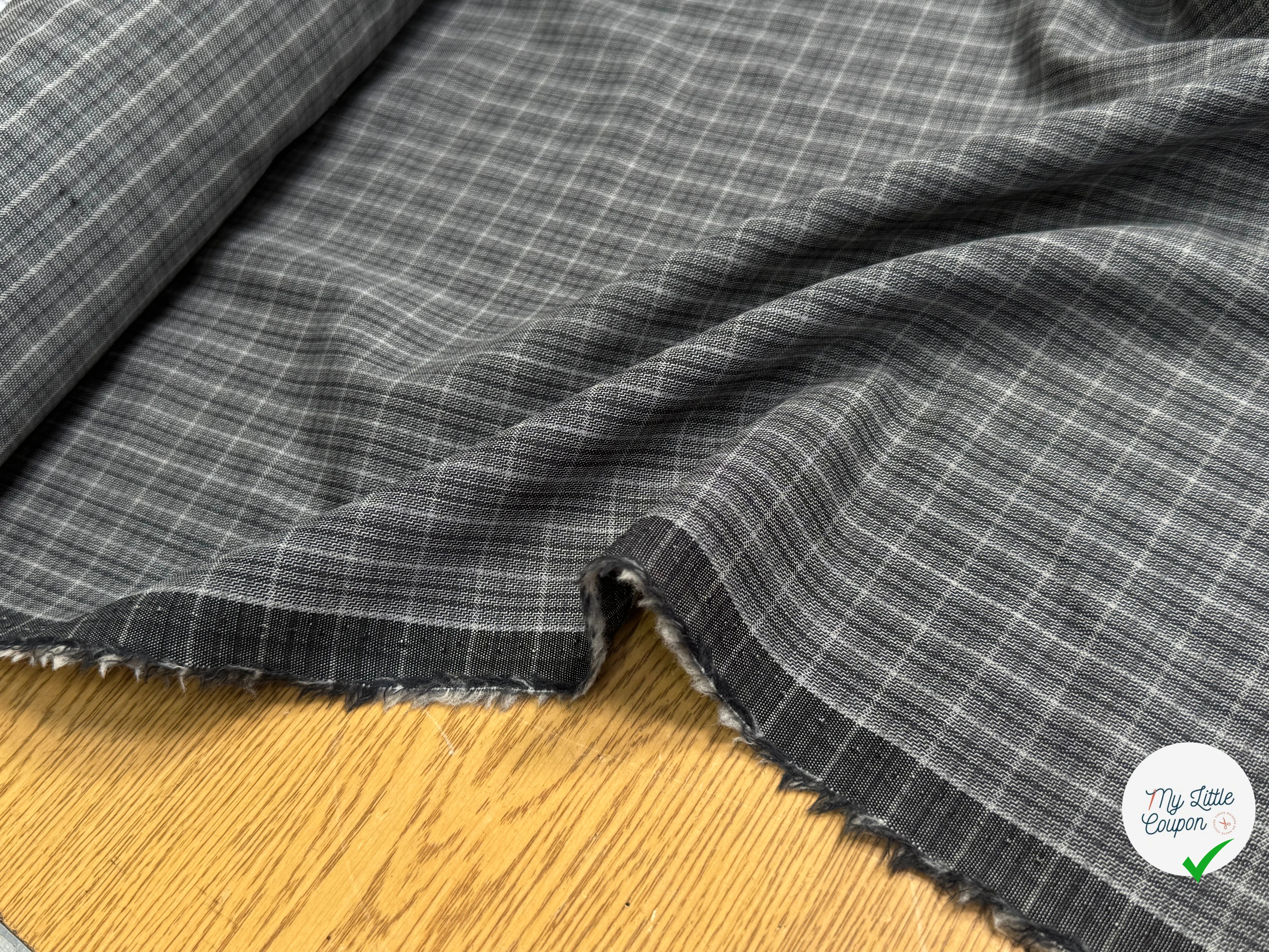 DRAPERIE DE LAINE À CARREAUX GRIS ULTRA BELLE - My Little Coupon
