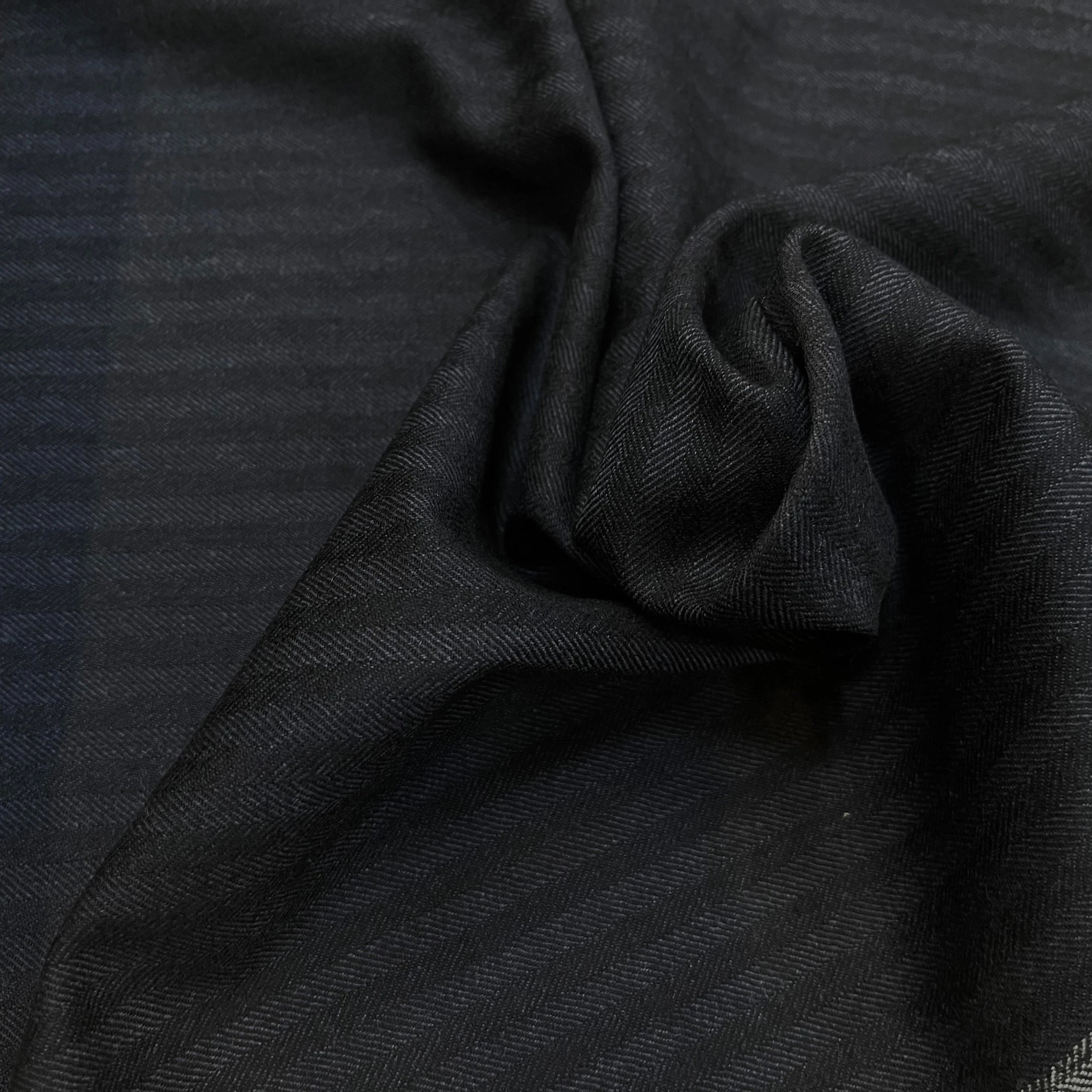 DRAPERIE DE LAINE À RAYURES NUIT GRIS - My Little Coupon