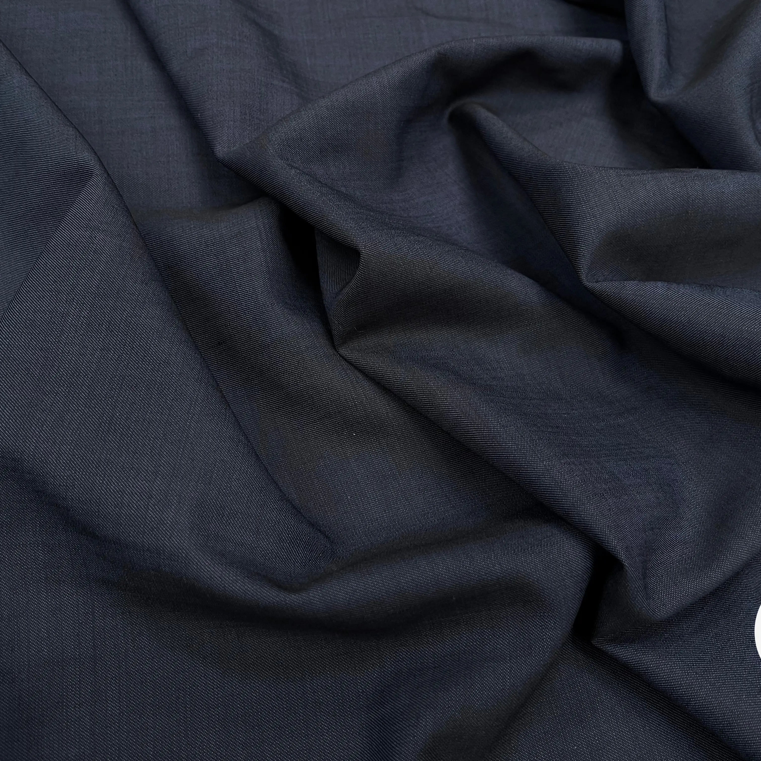 DRAPERIE DE LAINE BLEU GRIS STRETCH DEPERLANTE - My Little Coupon