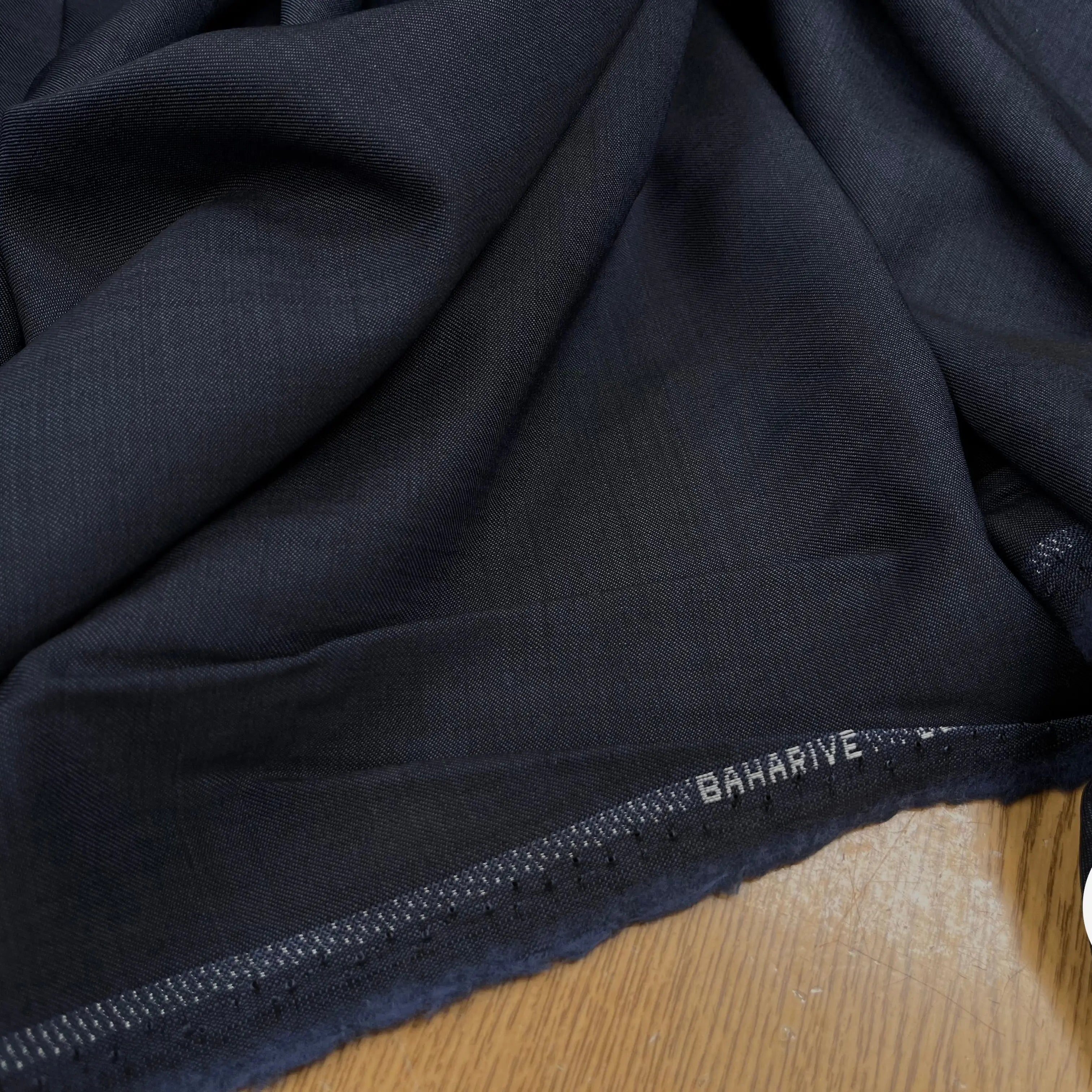 DRAPERIE DE LAINE BLEU GRIS STRETCH DEPERLANTE - My Little Coupon