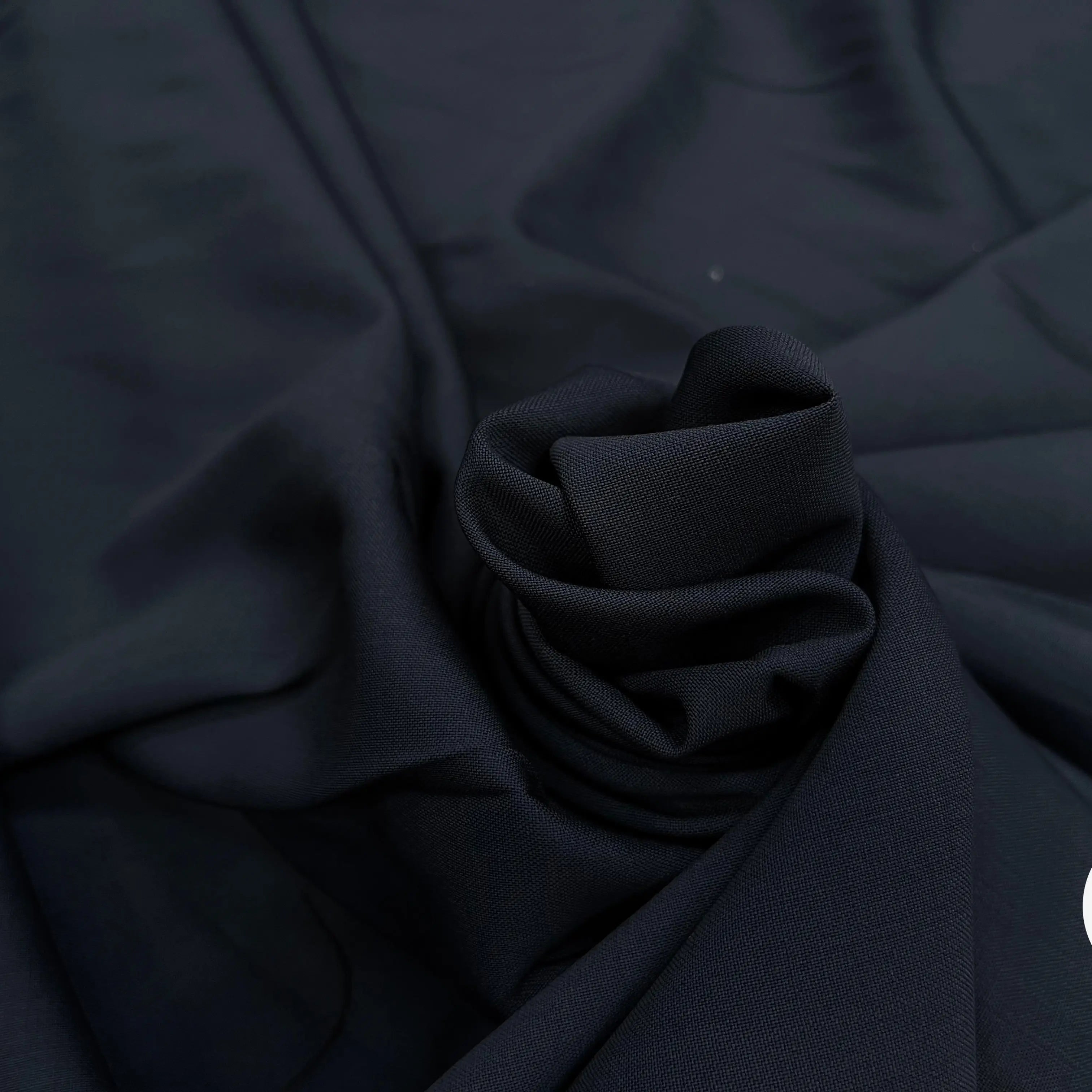 DRAPERIE DE LAINE BLEU MARINE DEPERLANTE - My Little Coupon