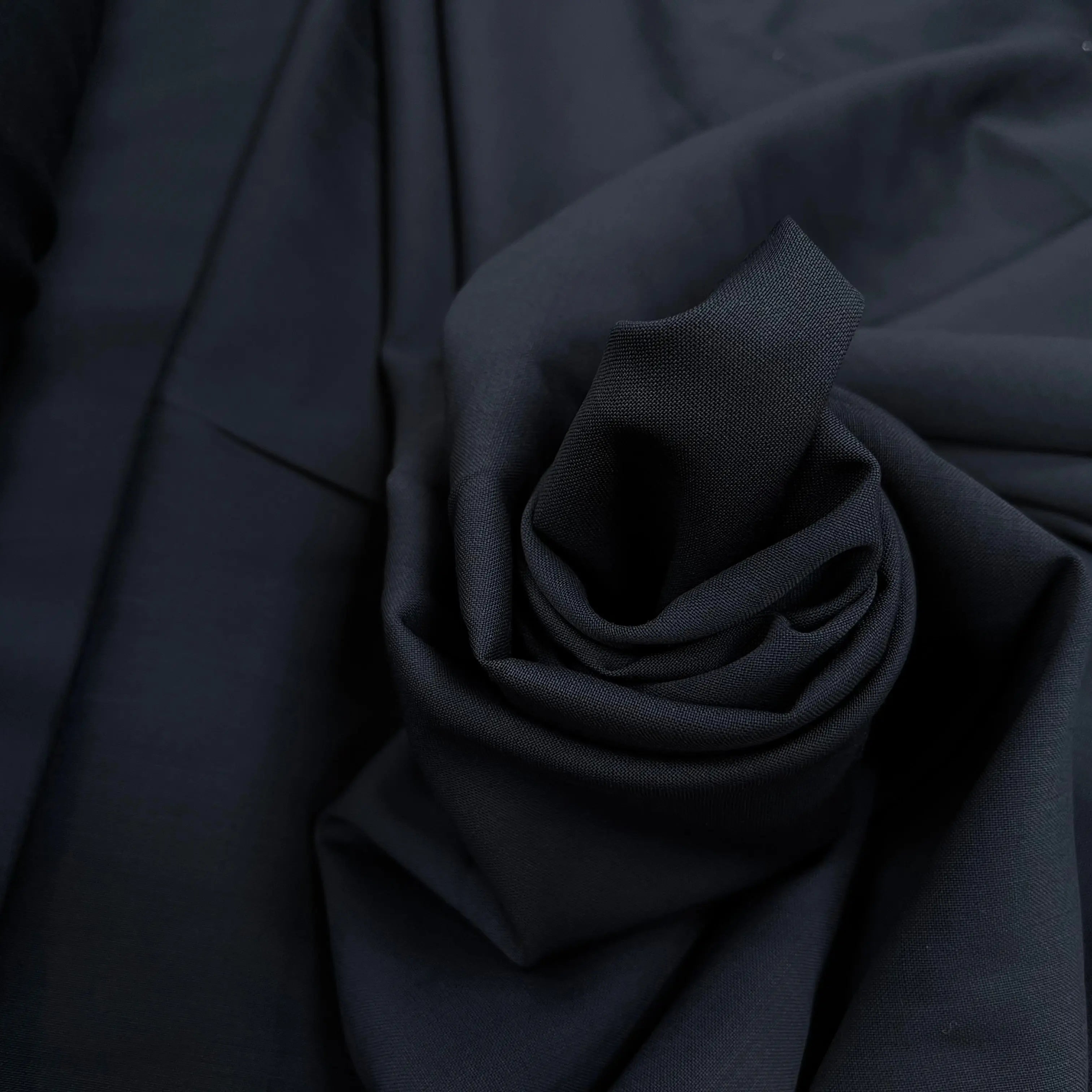 DRAPERIE DE LAINE BLEU MARINE DEPERLANTE - My Little Coupon