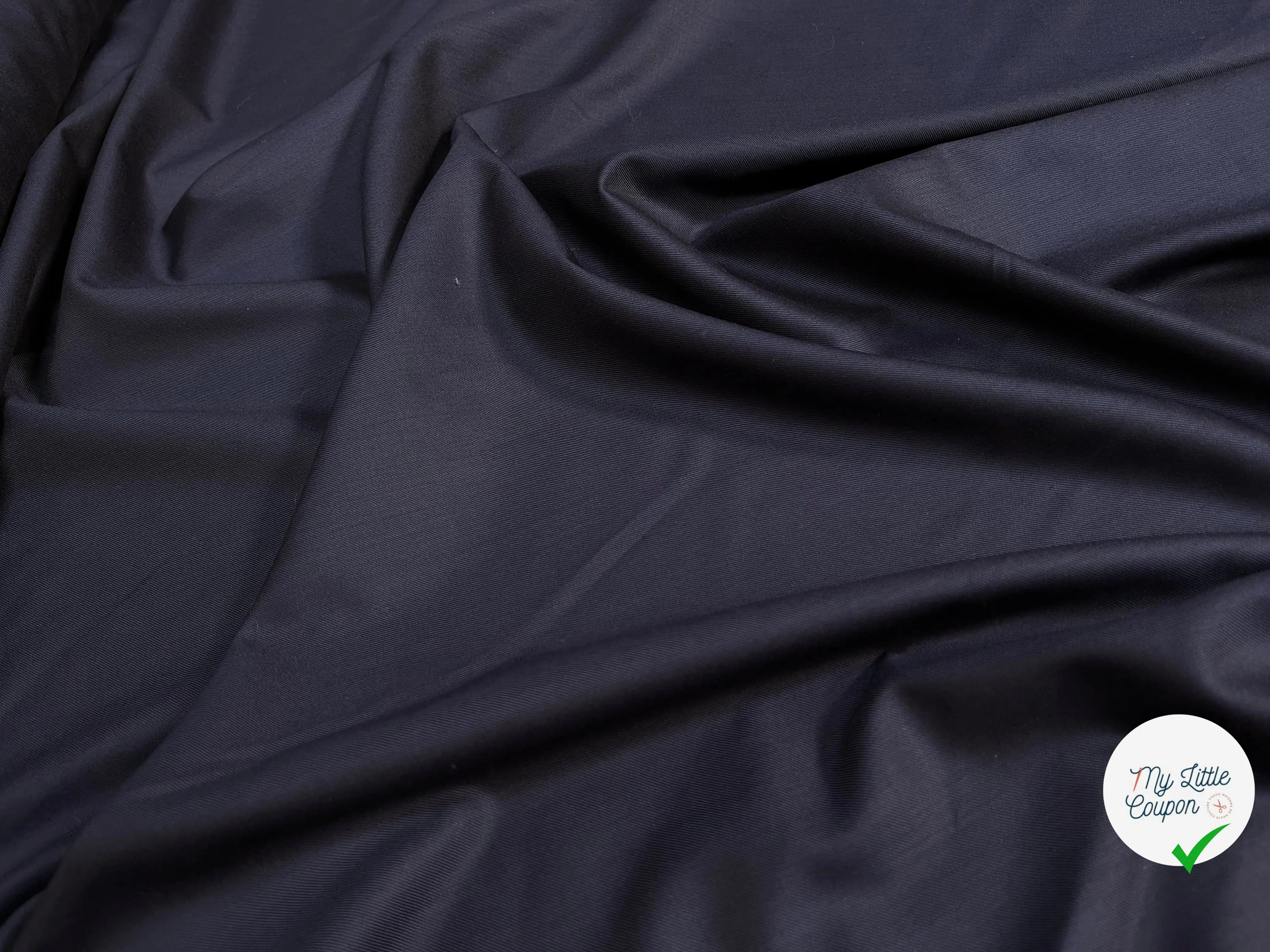 DRAPERIE DE LAINE BLEU MARINE - My Little Coupon