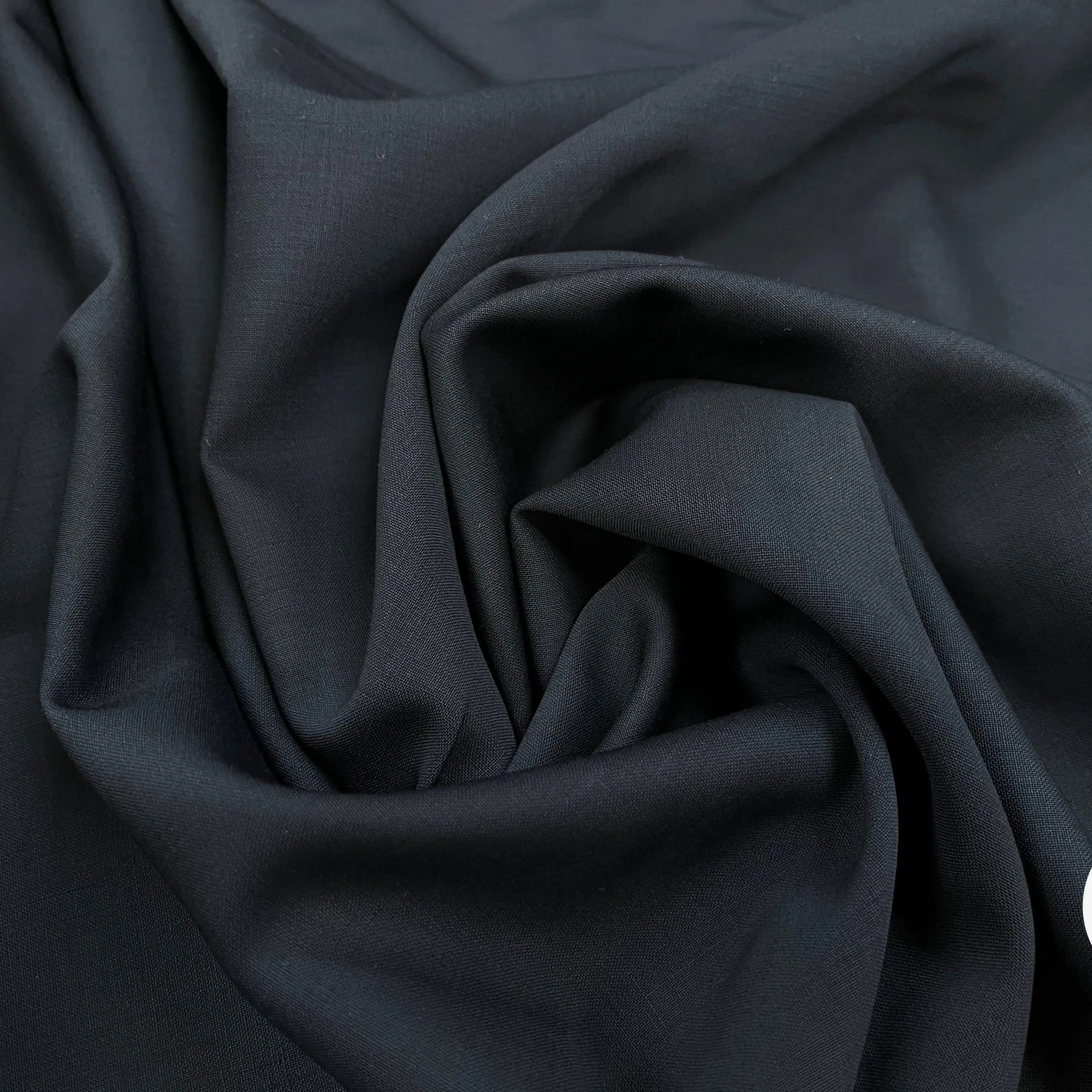 DRAPERIE DE LAINE BLEU NUIT DEPERLANTE - My Little Coupon