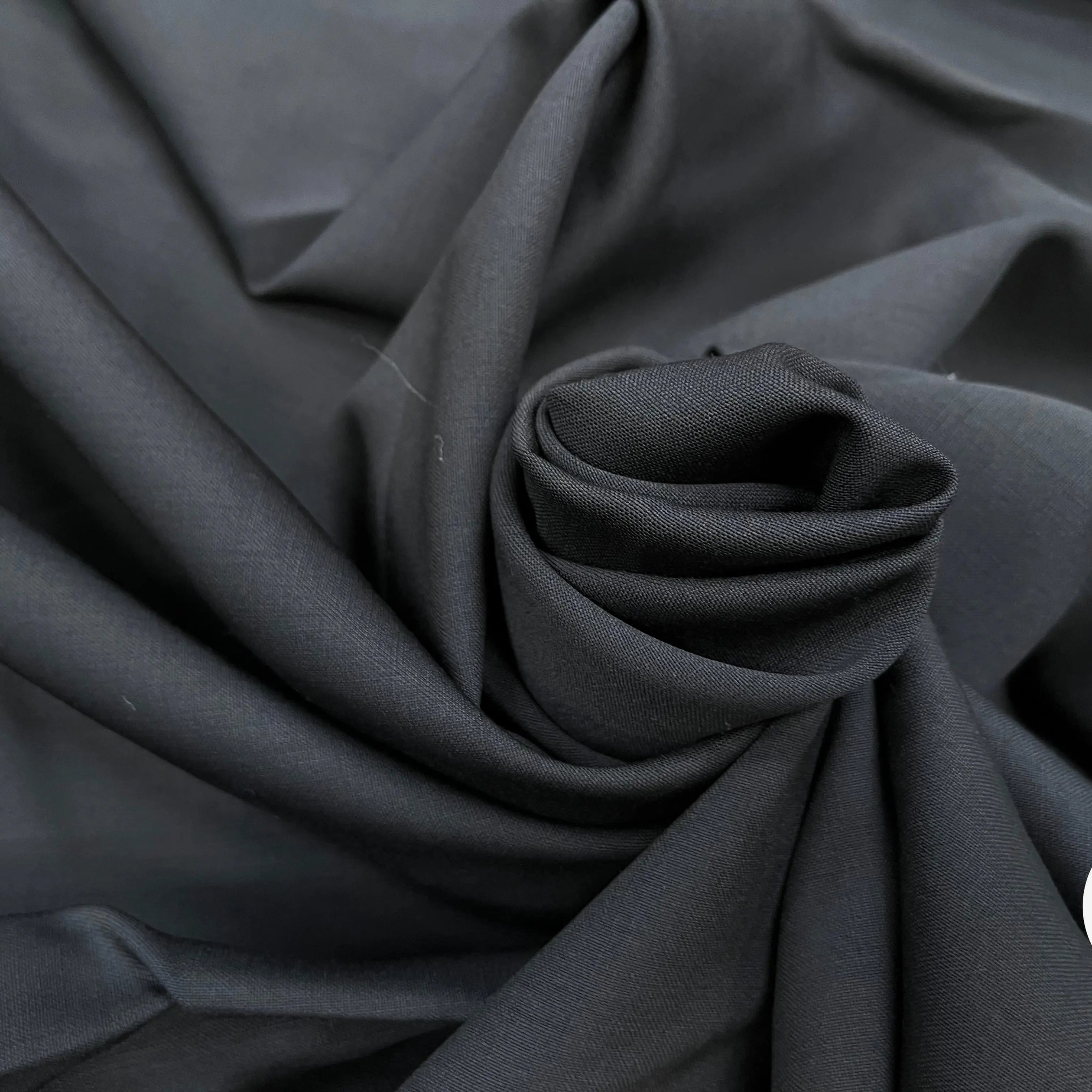 DRAPERIE DE LAINE BLEU NUIT DEPERLANTE - My Little Coupon