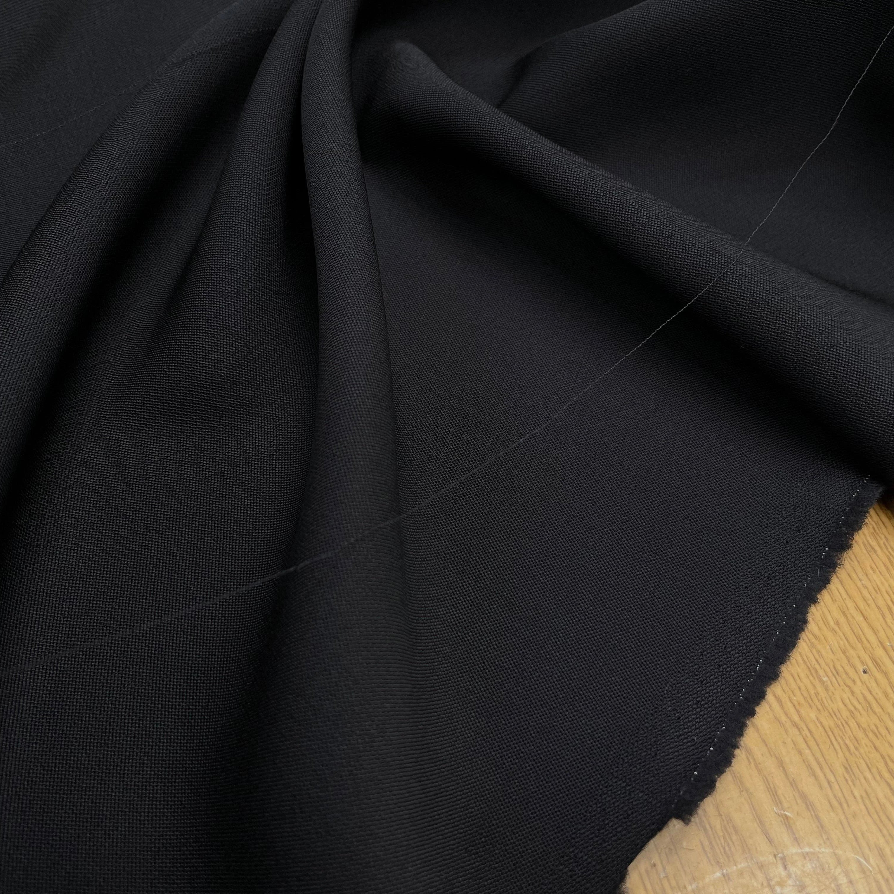 DRAPERIE DE LAINE CHIC PIQUÉE BLEU NUIT - My Little Coupon