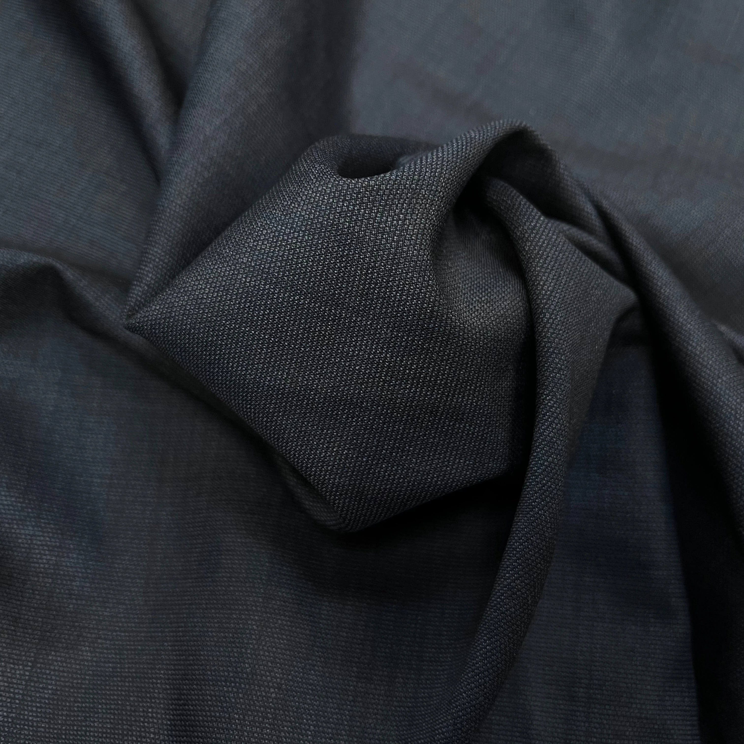 DRAPERIE DE LAINE DEPERLANTE BLEU NUIT D'ÉTÉ 100% LAINE 156CM - My Little Coupon