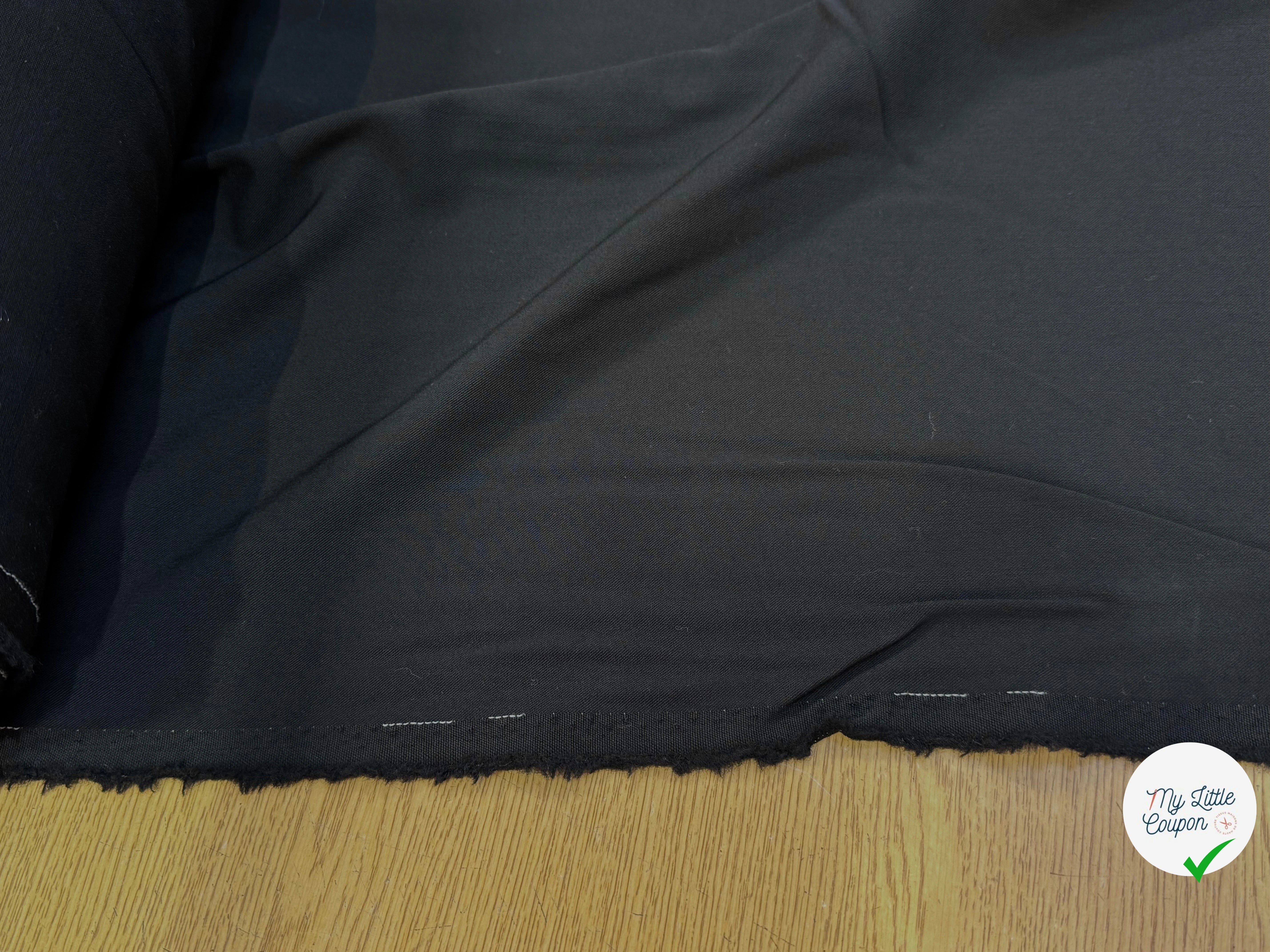 DRAPERIE DE LAINE ENVERS SATINÉ SUBLIME STRETCH VIOLET DOUX TOUCHER - My Little Coupon