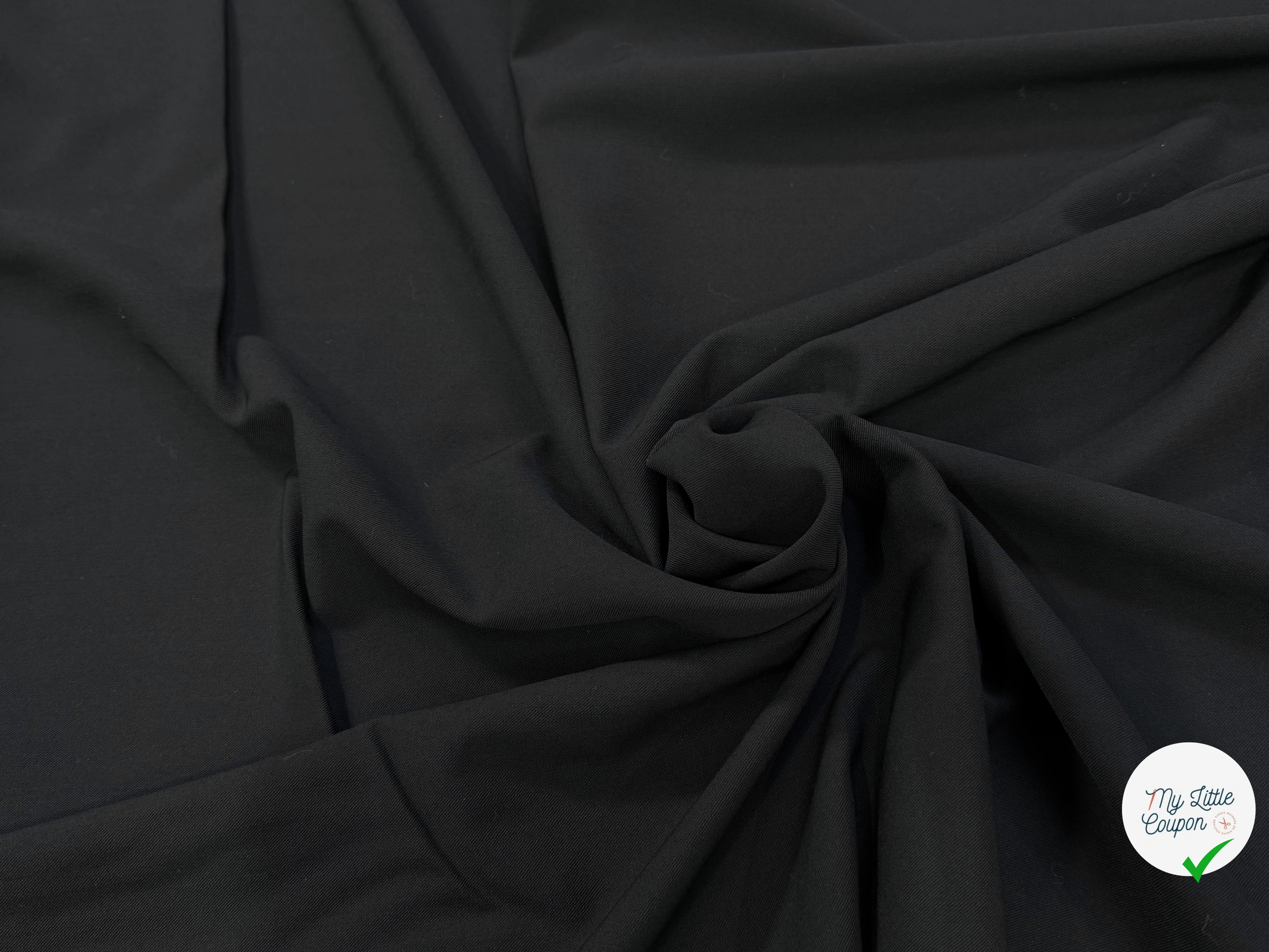 DRAPERIE DE LAINE ENVERS SATINÉ SUBLIME STRETCH VIOLET DOUX TOUCHER - My Little Coupon