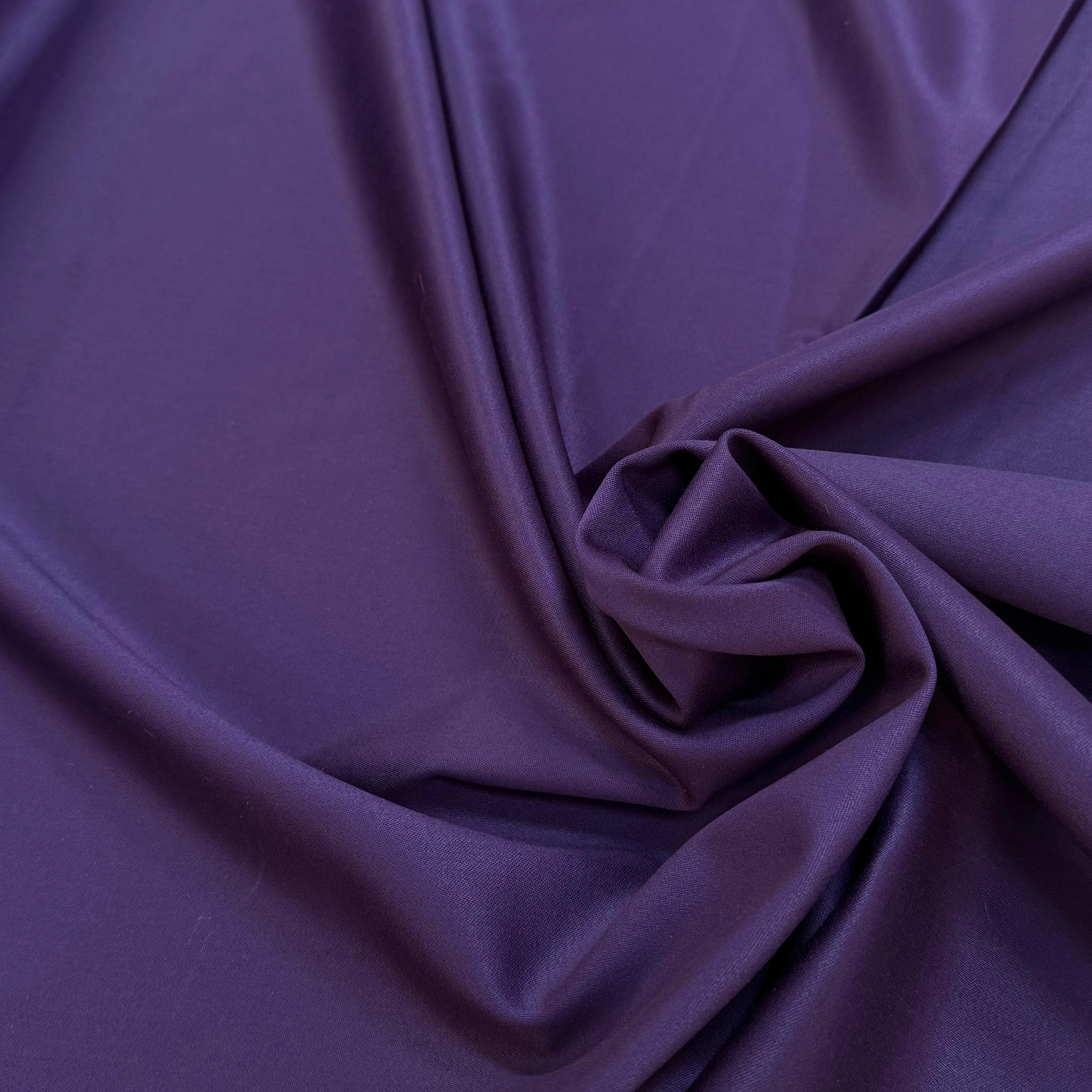 DRAPERIE DE LAINE ENVERS SATINÉ SUBLIME STRETCH VIOLET DOUX TOUCHER - My Little Coupon