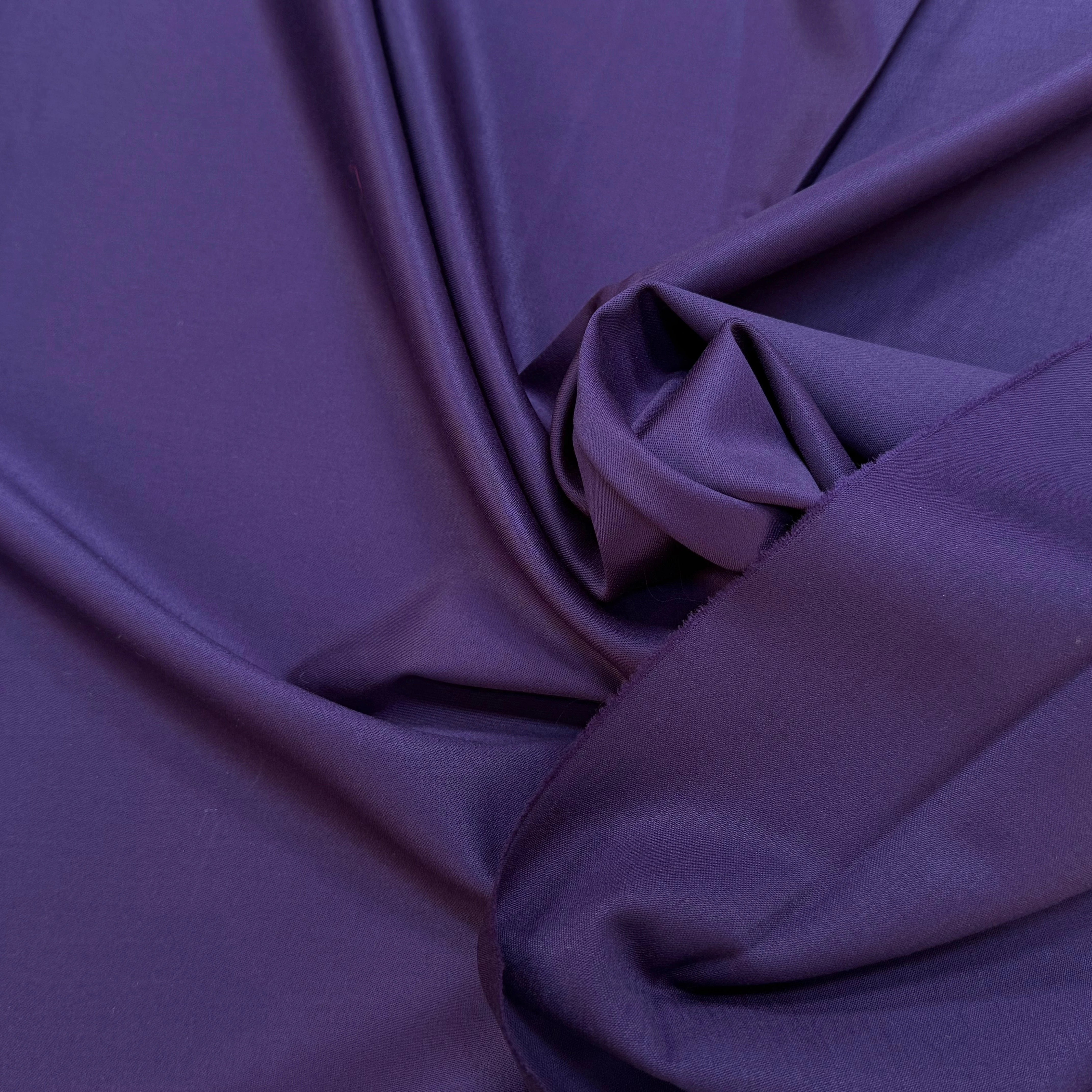DRAPERIE DE LAINE ENVERS SATINÉ SUBLIME STRETCH VIOLET DOUX TOUCHER - My Little Coupon