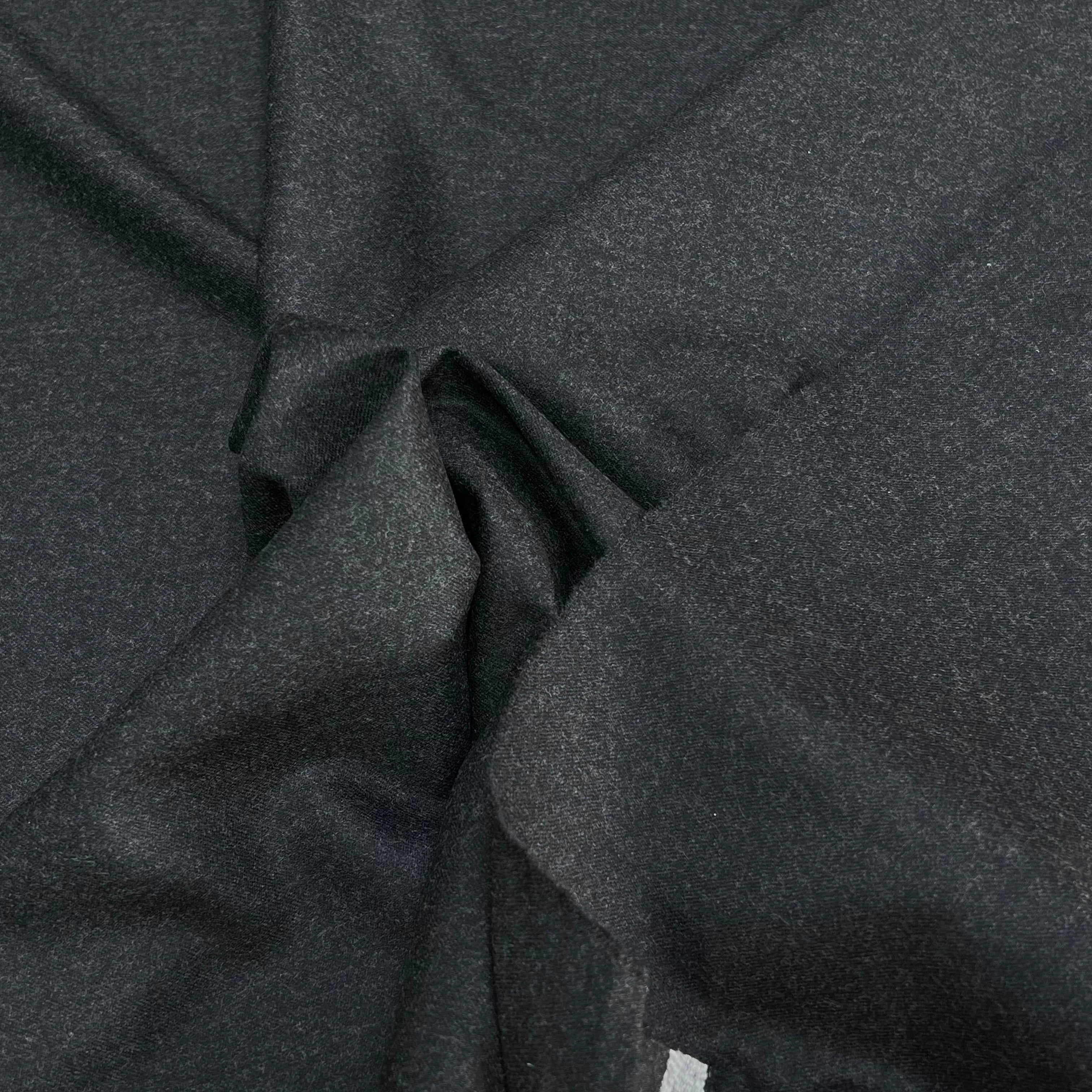 DRAPERIE DE LAINE FLANELLE GRIS CHINÉ - My Little Coupon