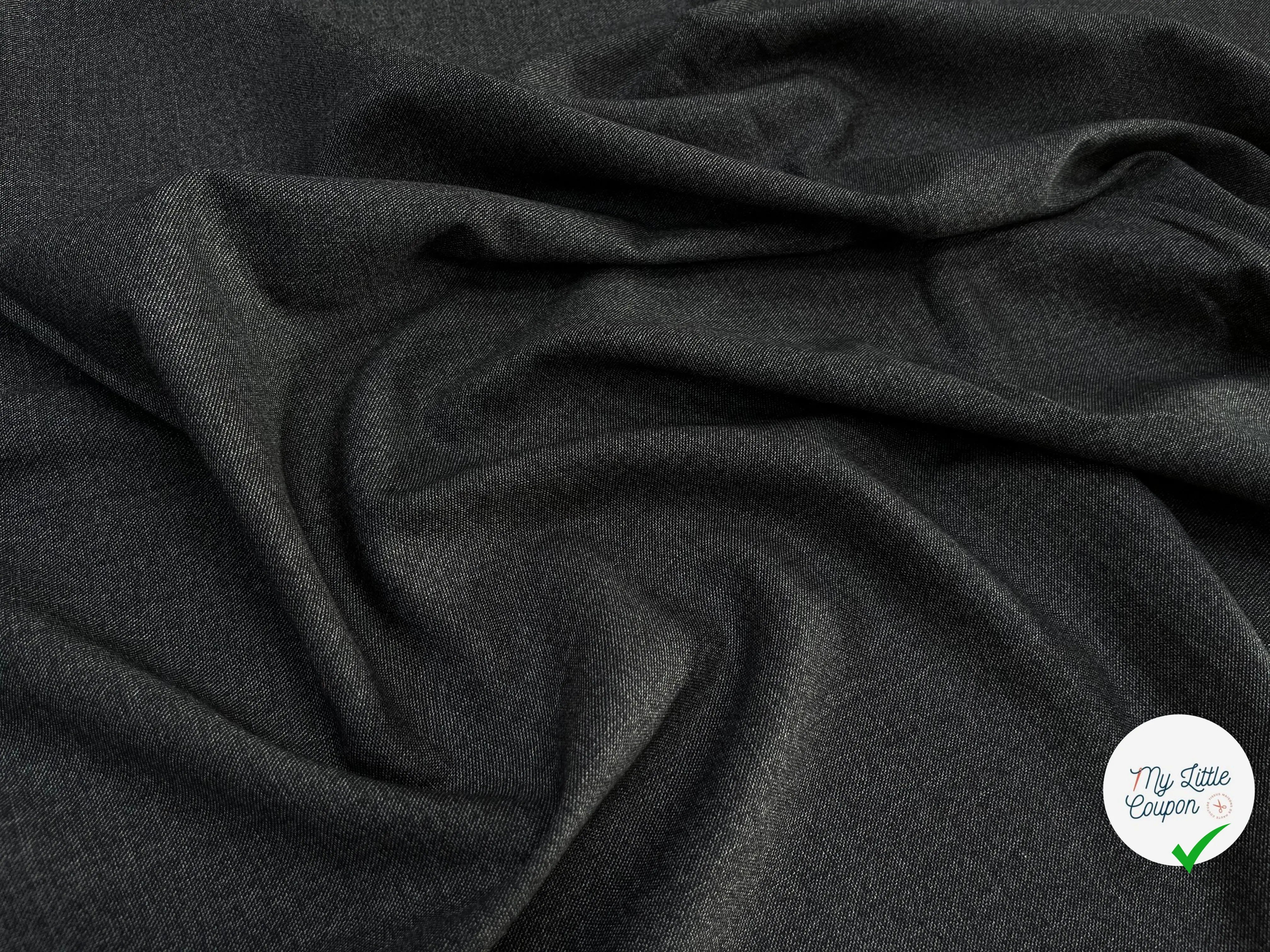 DRAPERIE DE LAINE GRIS CHINÉ DEPERLANTE ULTRA CHIC - My Little Coupon