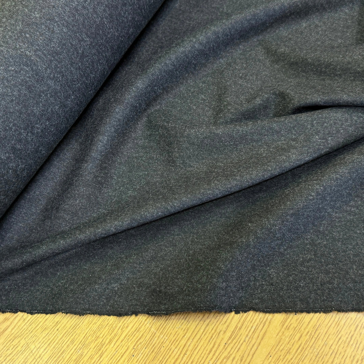 DRAPERIE DE LAINE GRIS CHINÉ STRETCH TOUCHER DOUX - My Little Coupon
