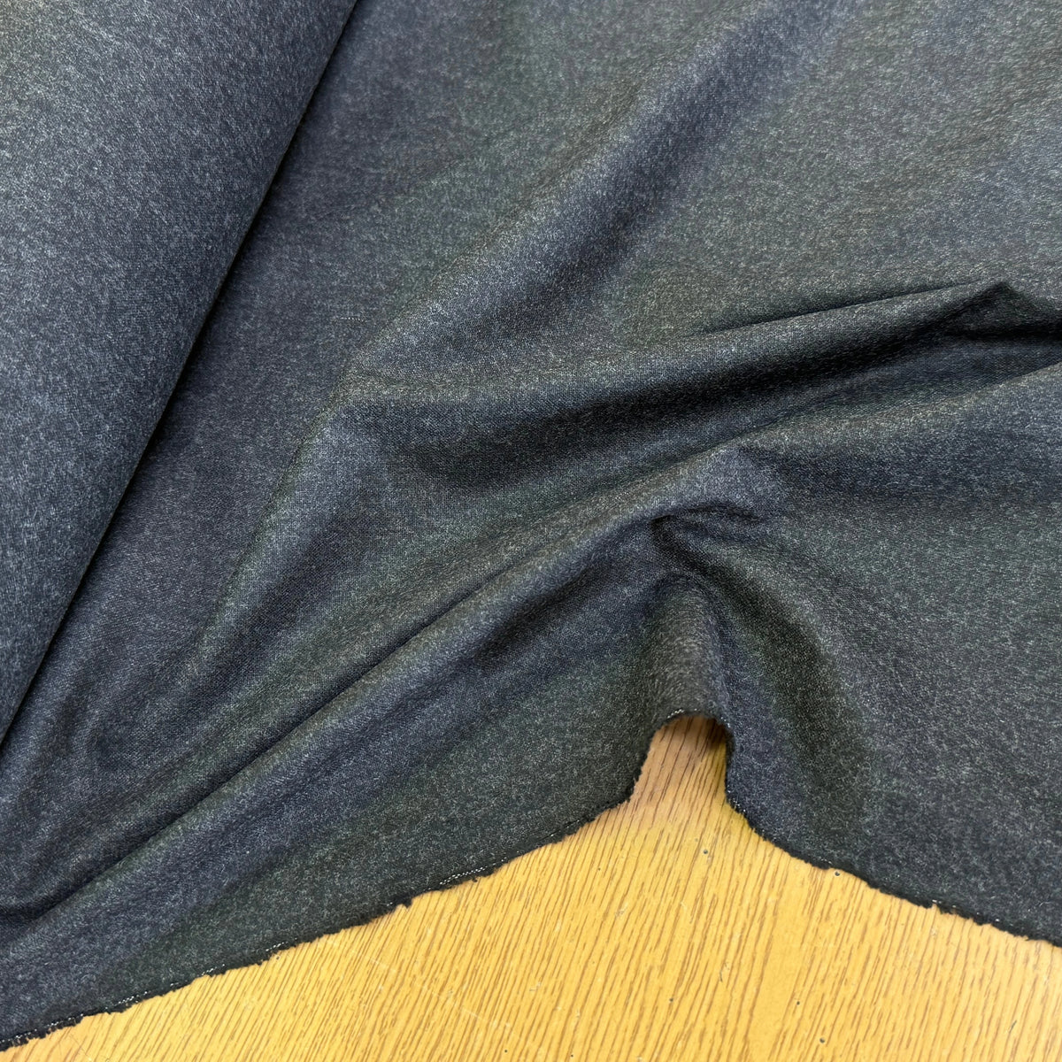 DRAPERIE DE LAINE GRIS CHINÉ STRETCH TOUCHER DOUX - My Little Coupon