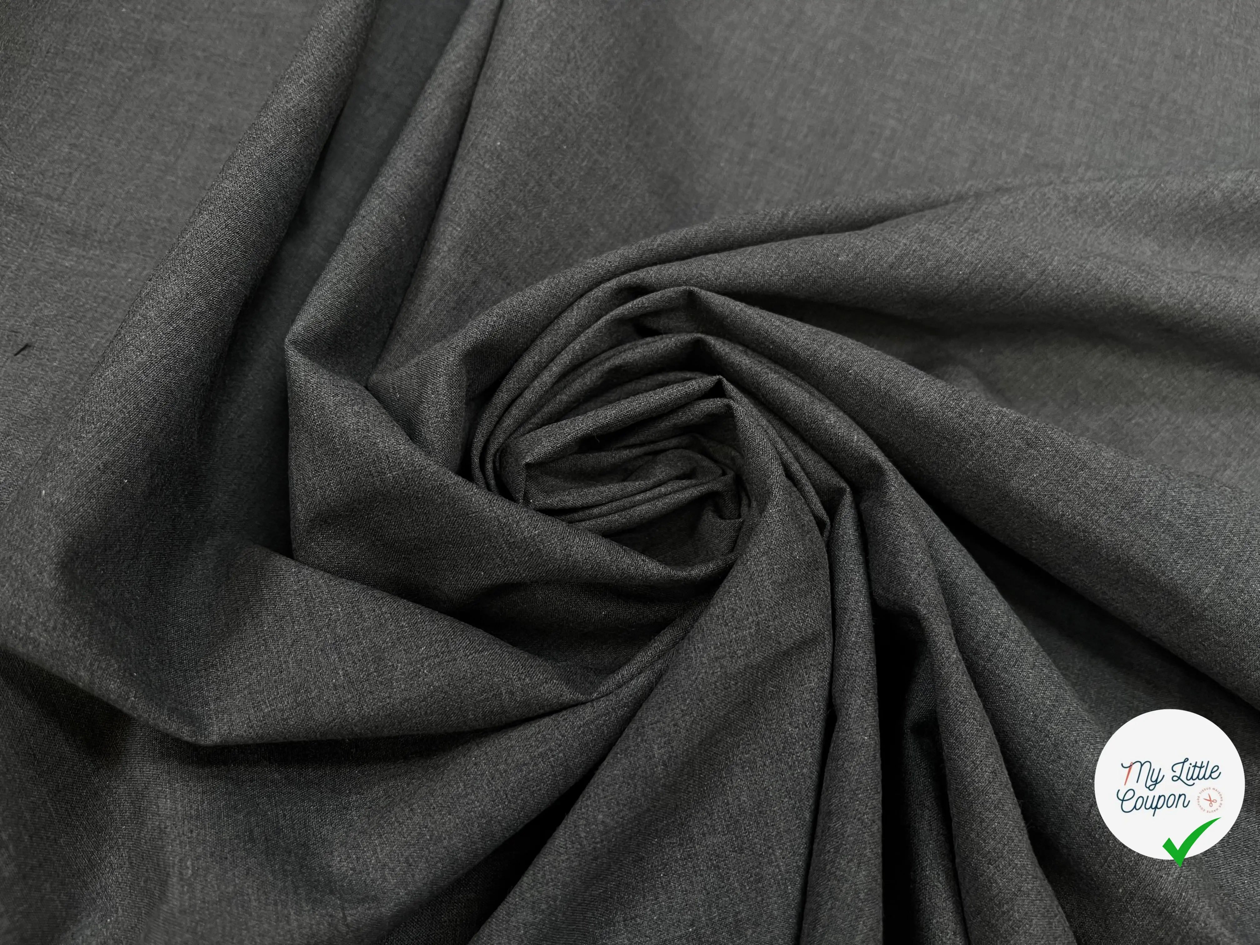 DRAPERIE DE LAINE GRIS CLAIR DEPERLANTE - My Little Coupon