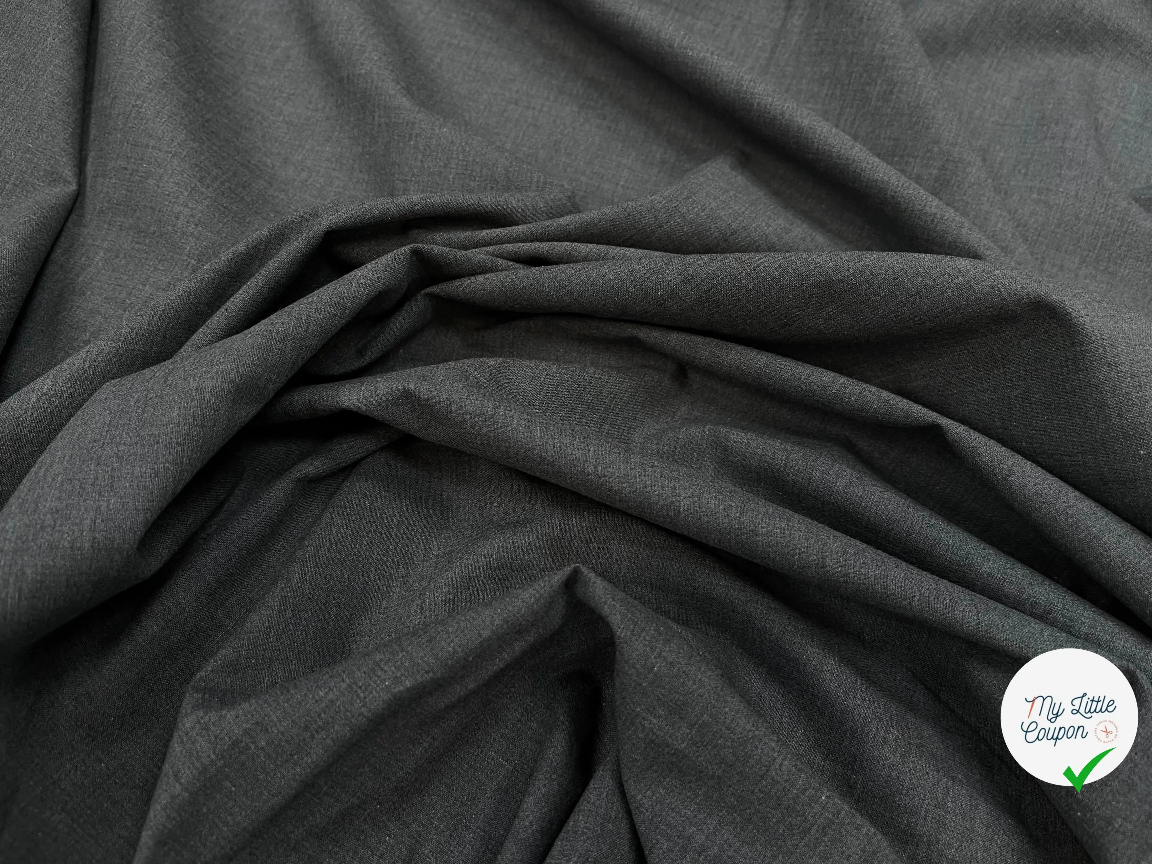 DRAPERIE DE LAINE GRIS CLAIR DEPERLANTE - My Little Coupon