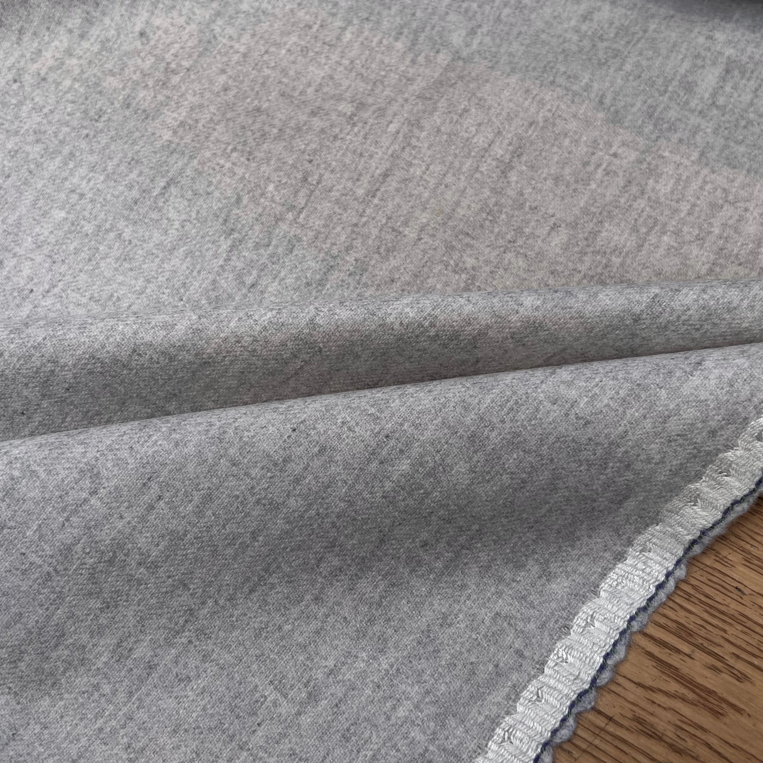DRAPERIE DE LAINE GRIS CLAIR SUPERBE 100% LAINE VIERGE 150CM - My Little Coupon