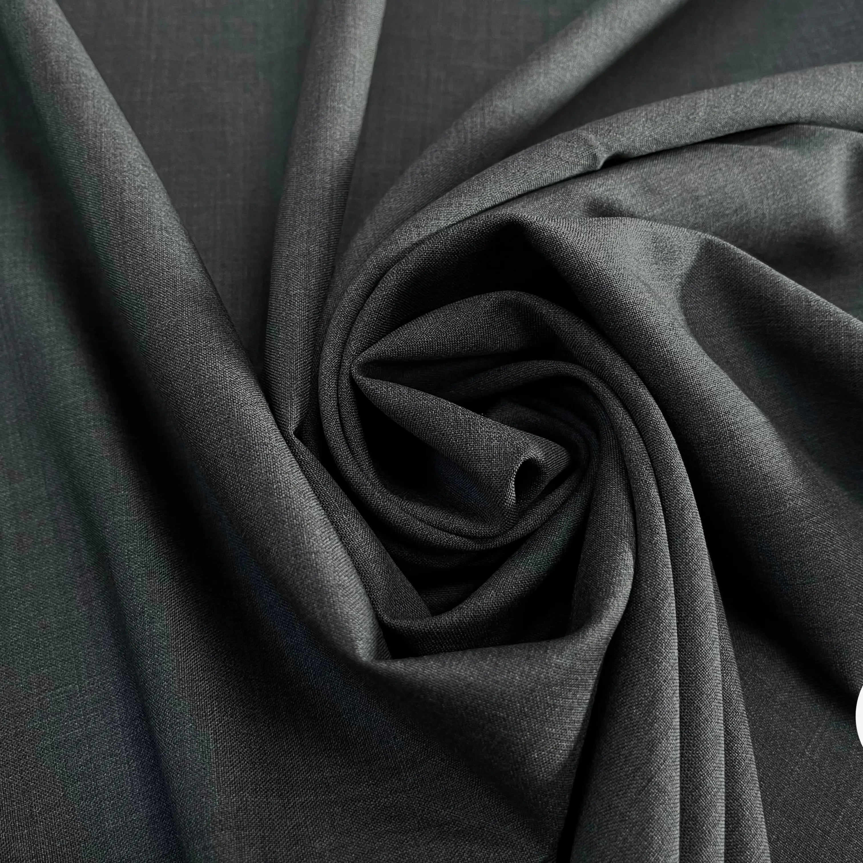 DRAPERIE DE LAINE GRIS DEPERLANTE FIL ROUGE SUR UNE LISIÈRE - My Little Coupon