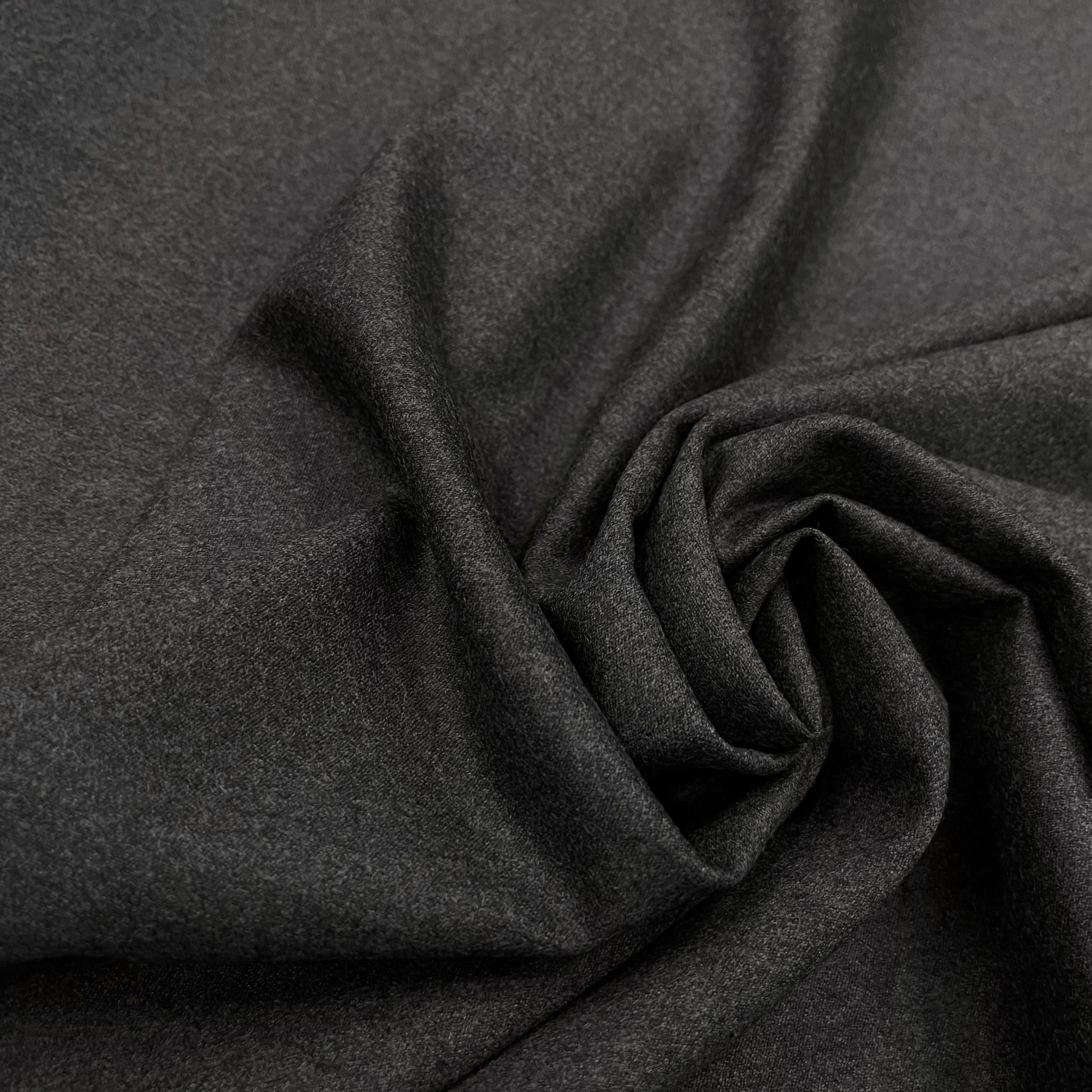 DRAPERIE DE LAINE GRIS FONCÉ 100% LAINE - My Little Coupon