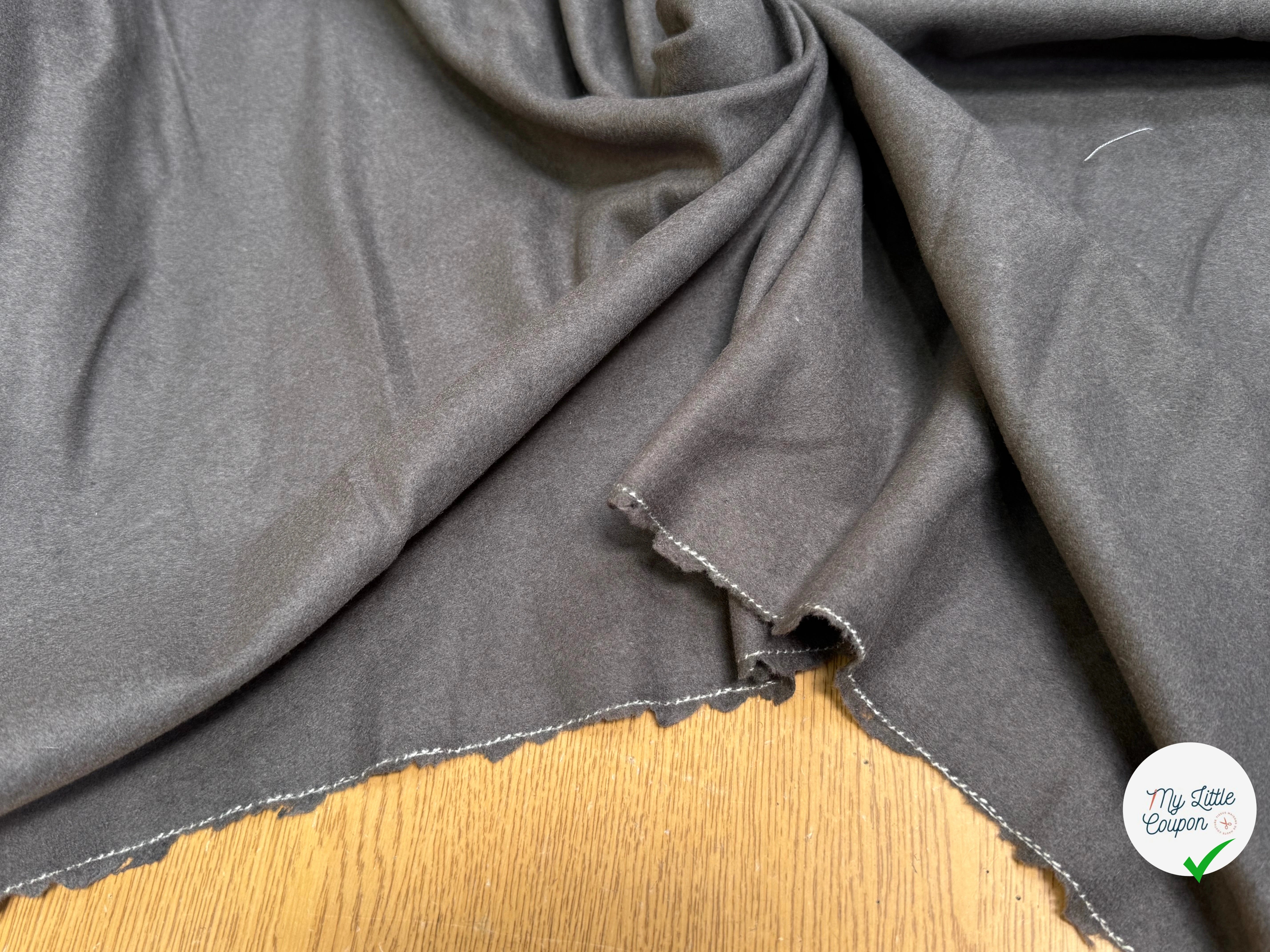DRAPERIE DE LAINE GRIS MARRONNÉ - My Little Coupon