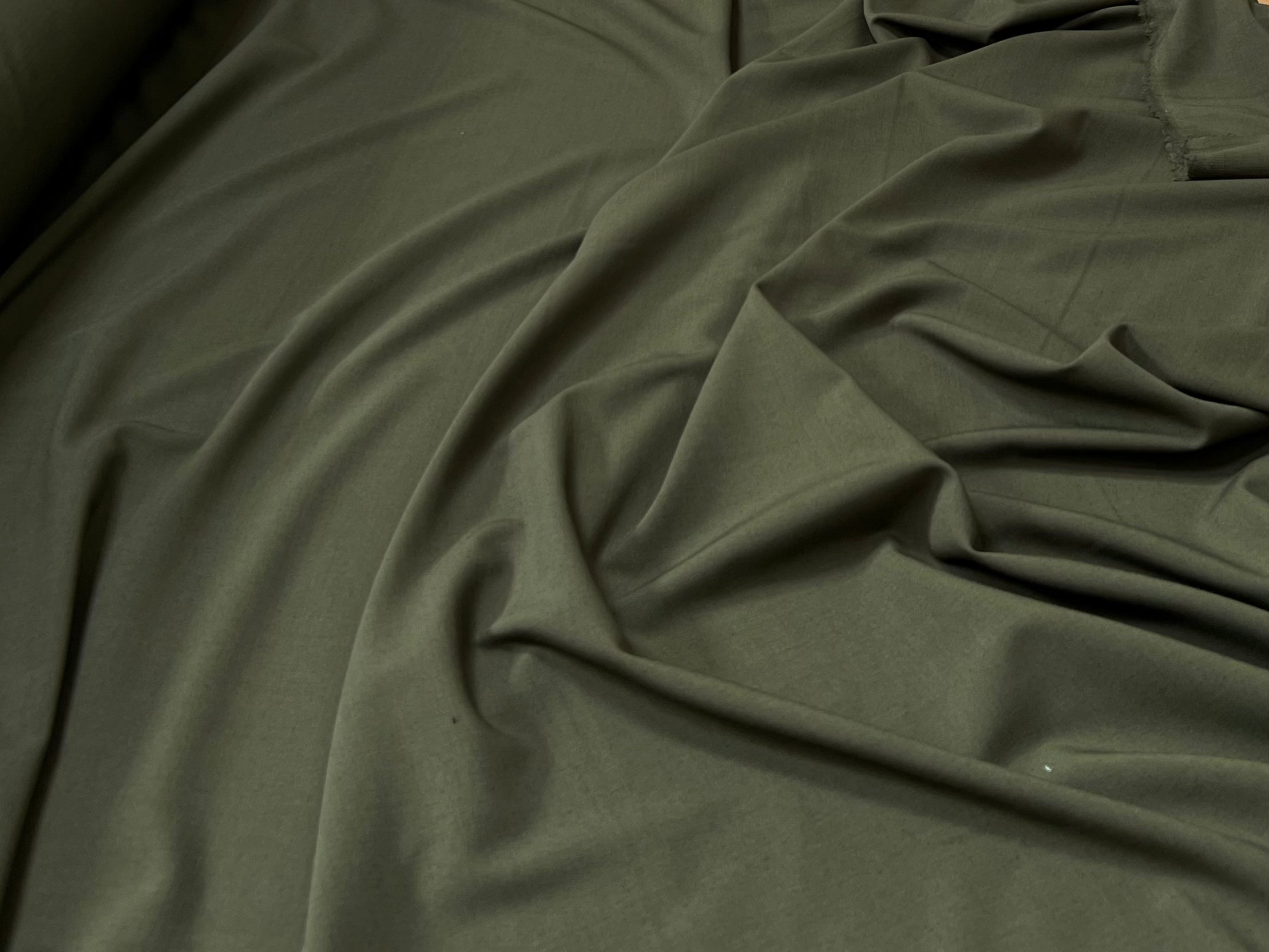 DRAPERIE DE LAINE LOURDE KAKI - My Little Coupon