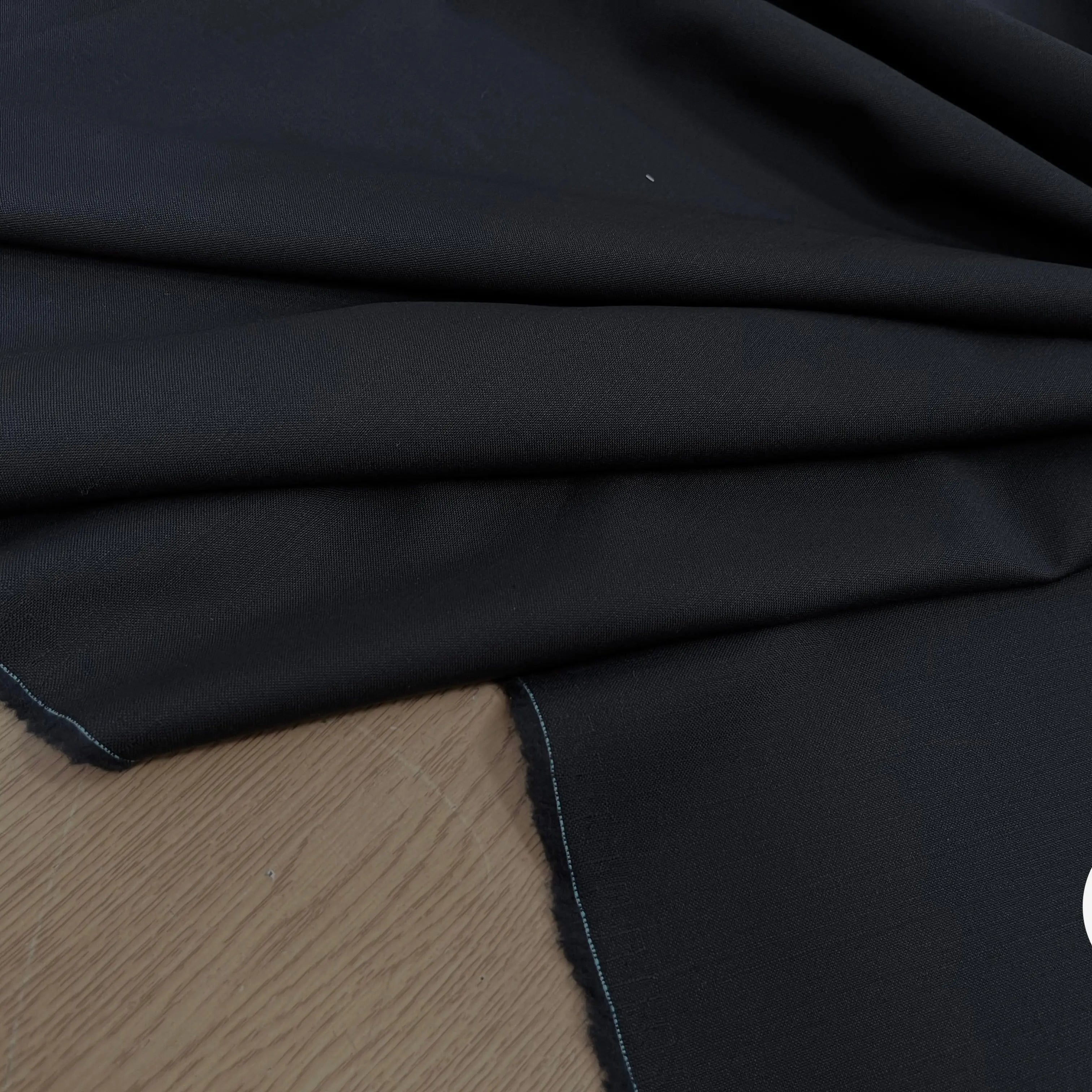 DRAPERIE DE LAINE NOIR DEPERLANTE - My Little Coupon