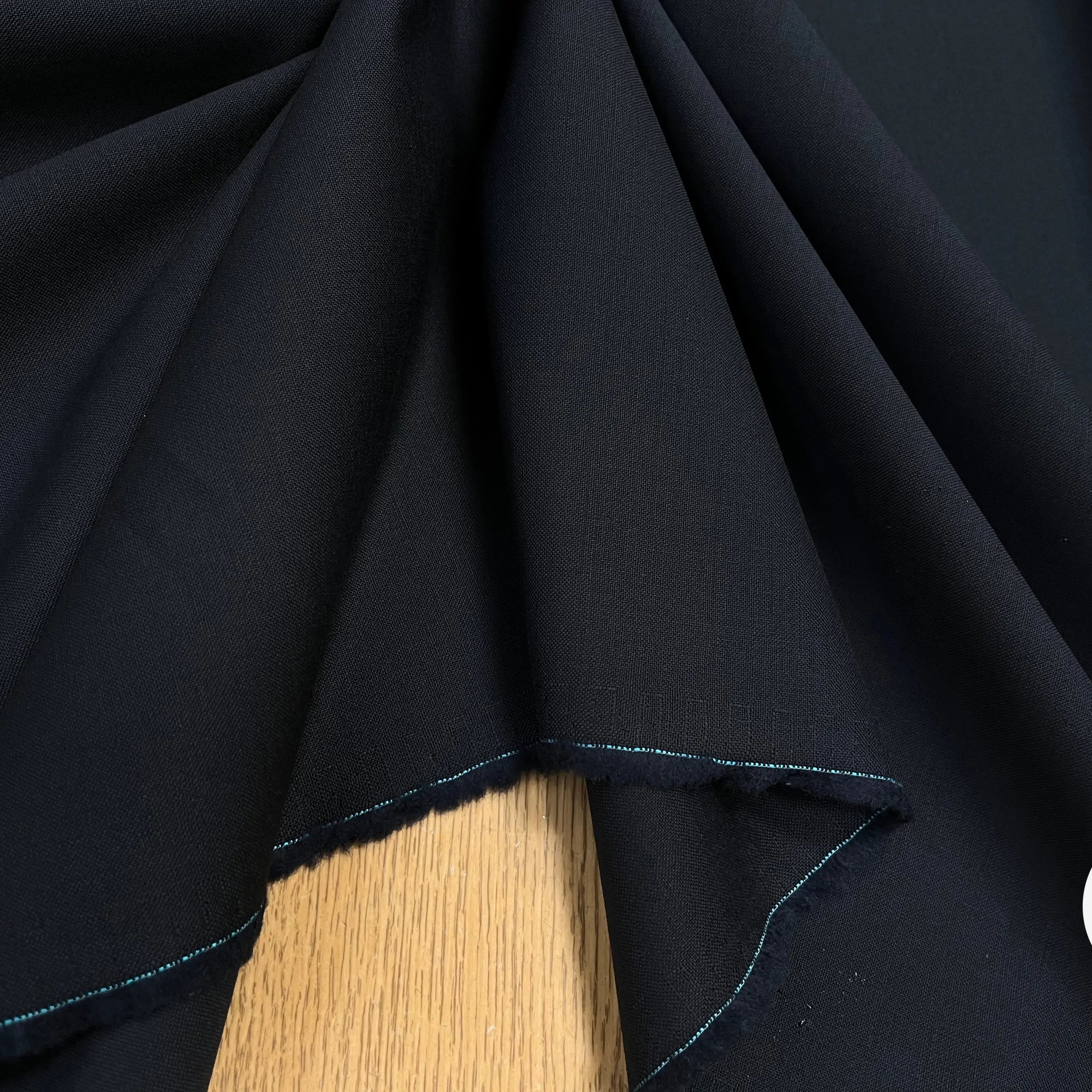 DRAPERIE DE LAINE NOIR DEPERLANTE - My Little Coupon