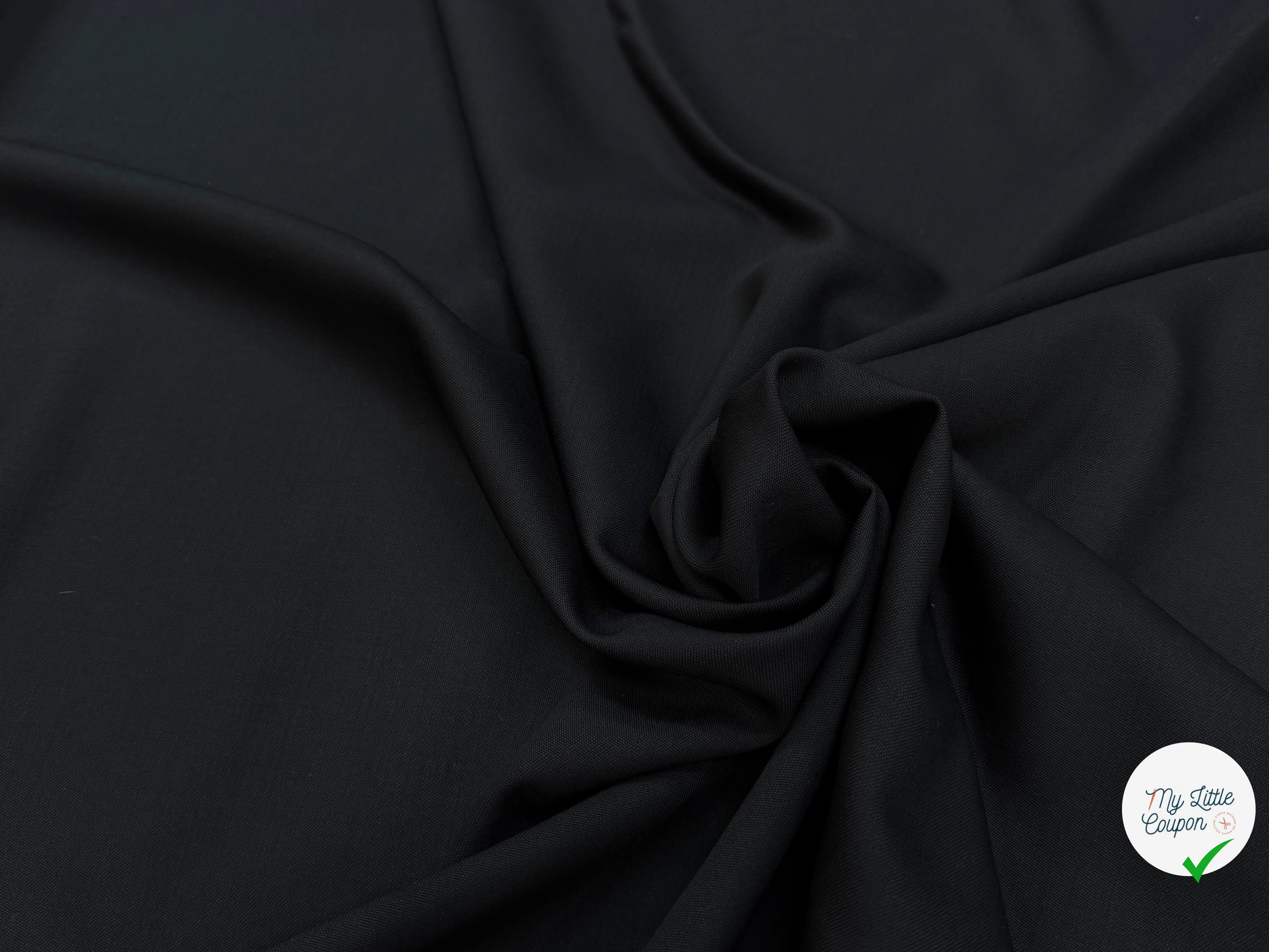 DRAPERIE DE LAINE NOIR ÉLÉGANT - My Little Coupon