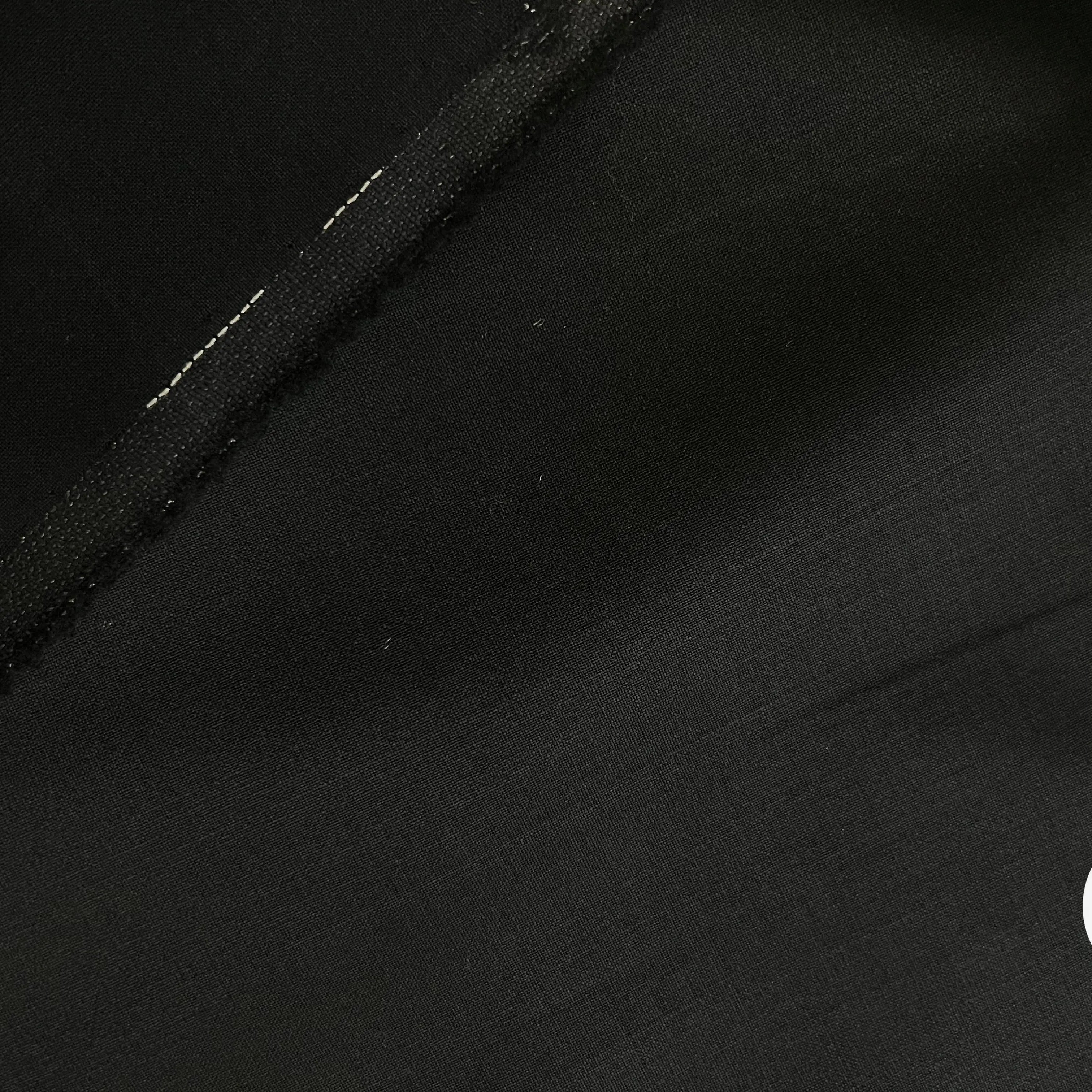 DRAPERIE DE LAINE NOIRE 95% LAINE - coupon de 3 mètres - My Little Coupon - tissu - coudre