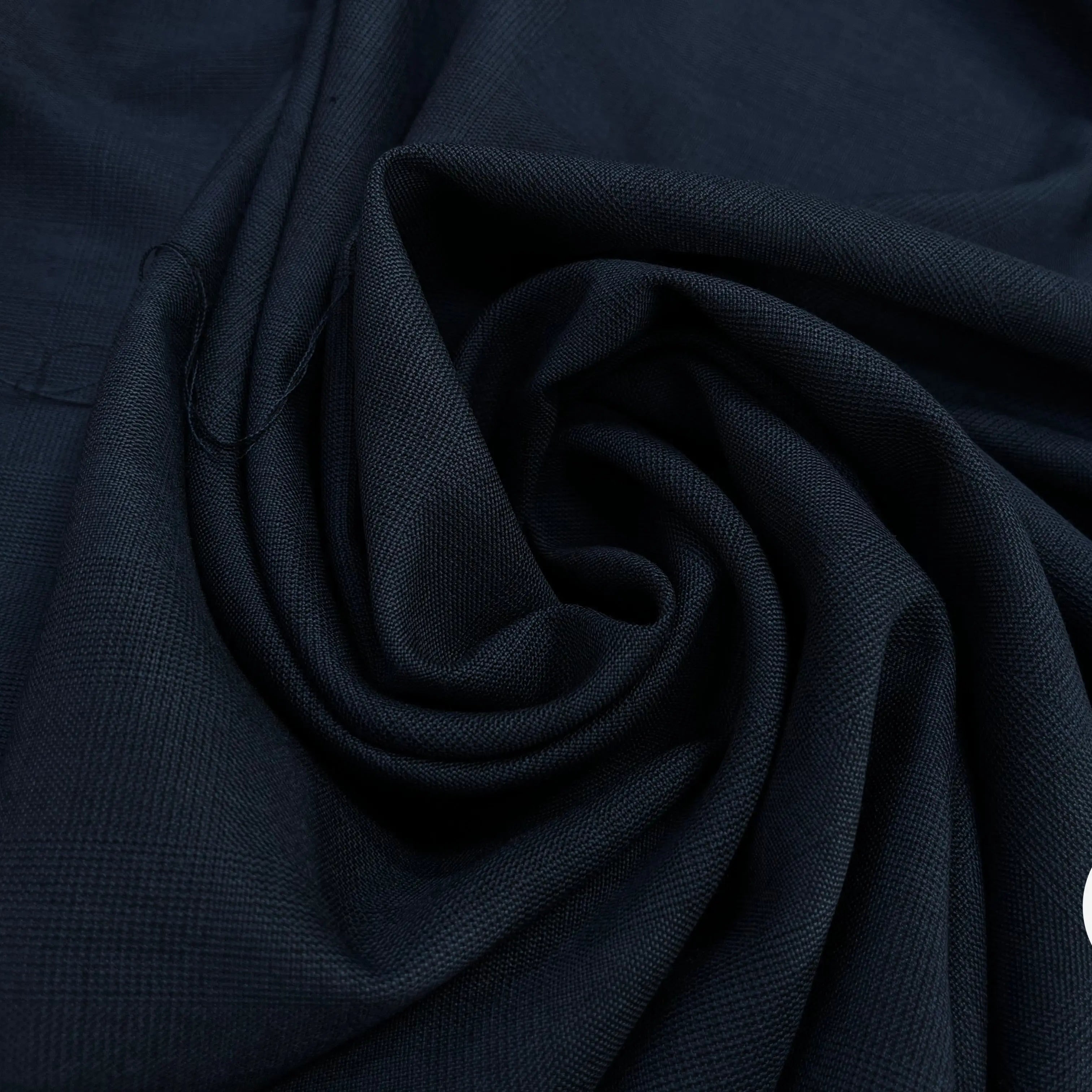 DRAPERIE DE LAINE PIQUÉ BLEU GRIS DEPERLANTE - My Little Coupon