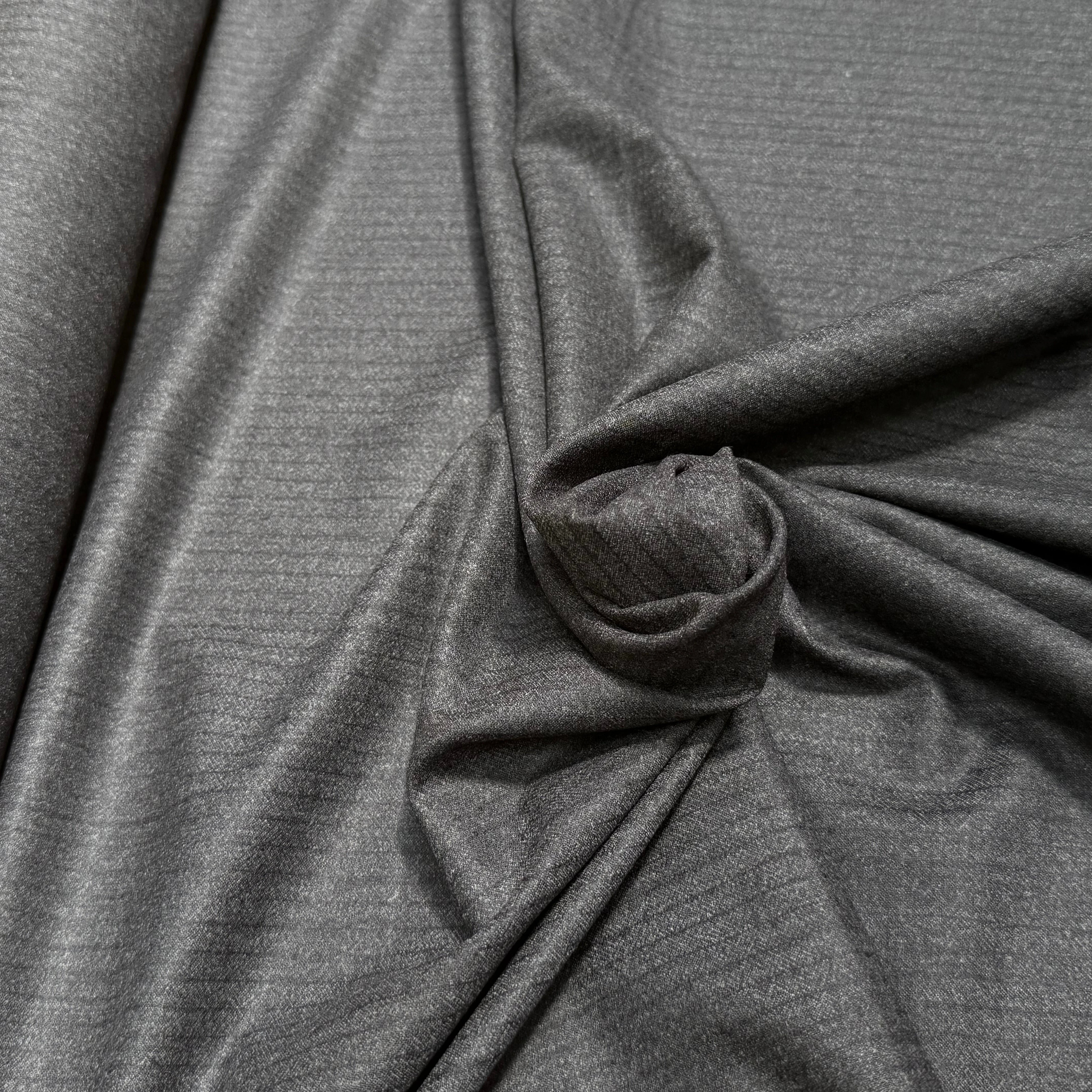 DRAPERIE DE LAINE RAYÉE GRIS BELLE TENUE - My Little Coupon
