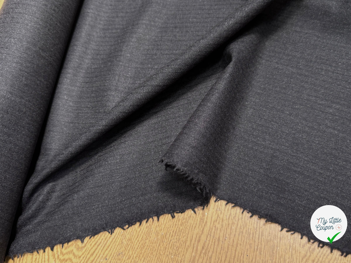 DRAPERIE DE LAINE RAYÉE GRIS BELLE TENUE - My Little Coupon