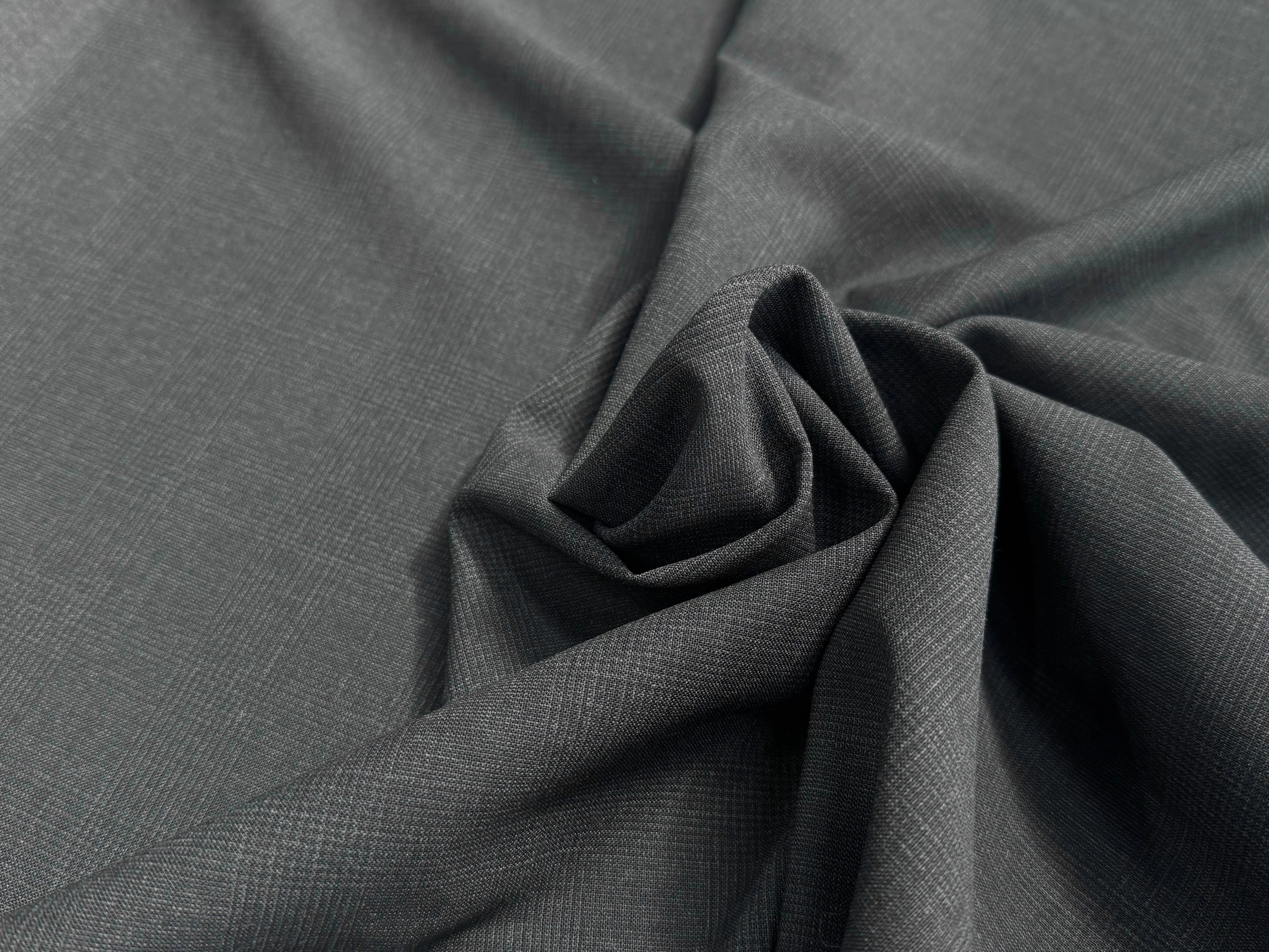 DRAPERIE DE LAINE STRETCH À CARREAUX GRIS NOIR - My Little Coupon