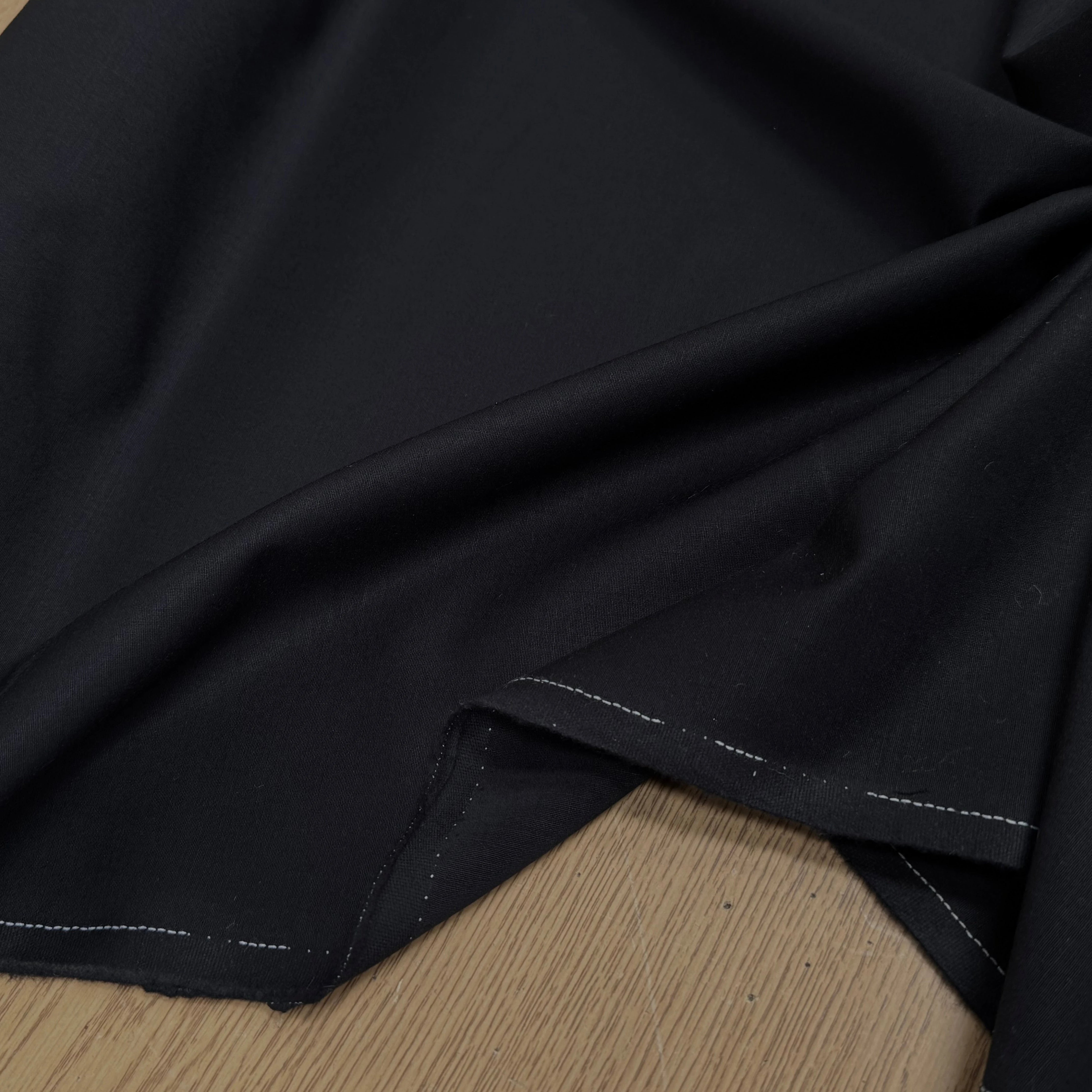 DRAPERIE DE LAINE STRETCH BEAU TOMBÉ MARINE FONCÉ - My Little Coupon