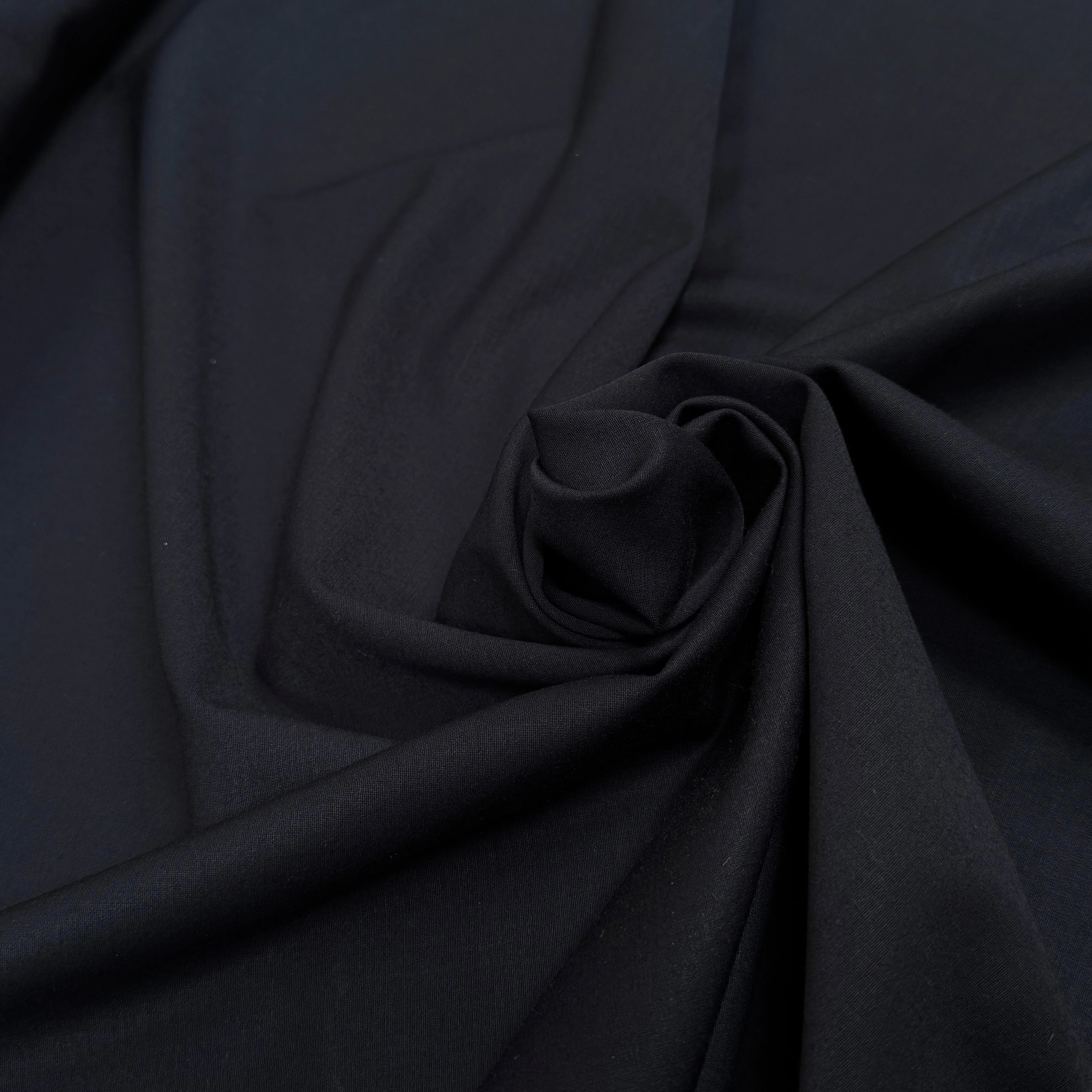 DRAPERIE DE LAINE STRETCH BEAU TOMBÉ MARINE FONCÉ - My Little Coupon