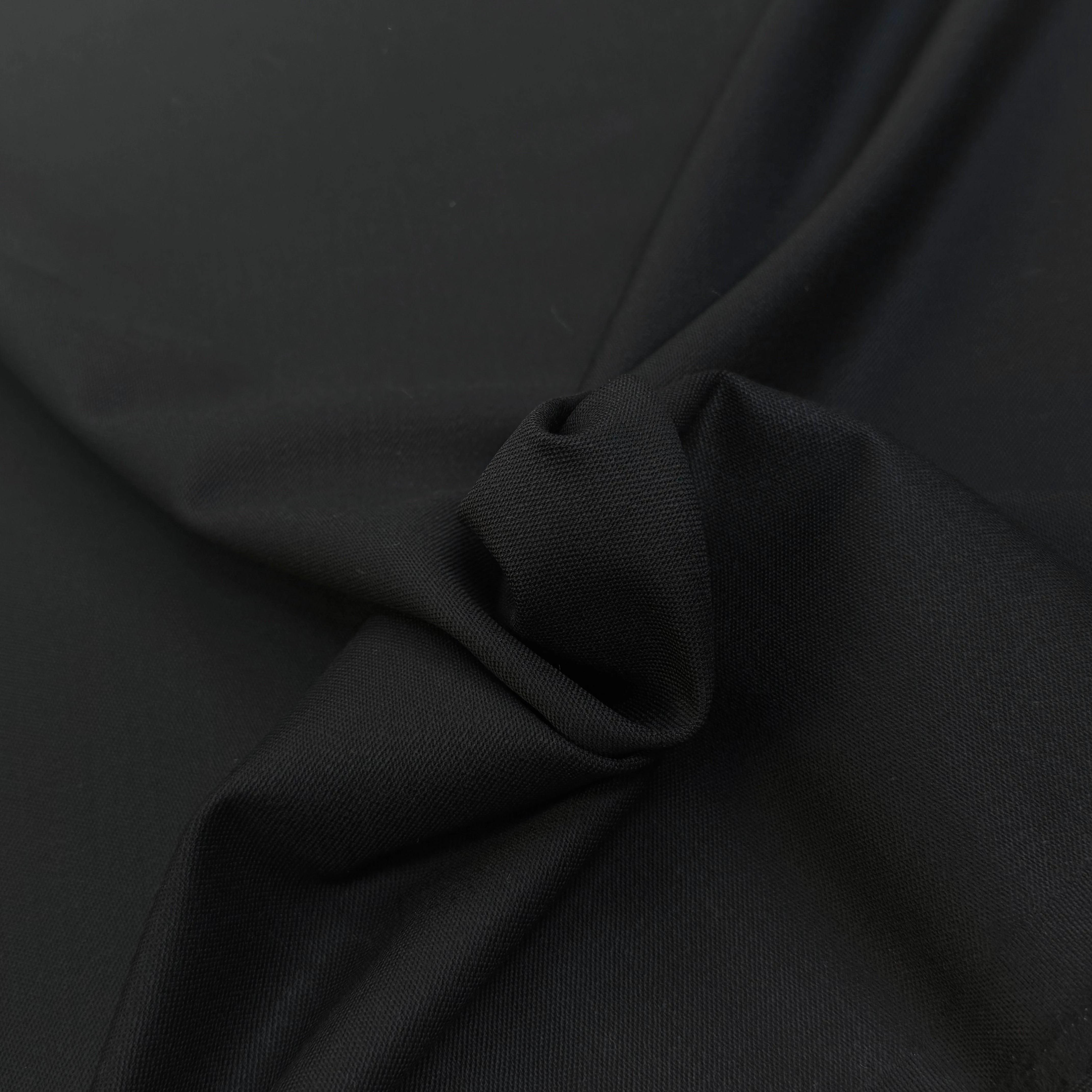 DRAPERIE DE LAINE STRETCH BEAU TOMBÉ NOIR - My Little Coupon