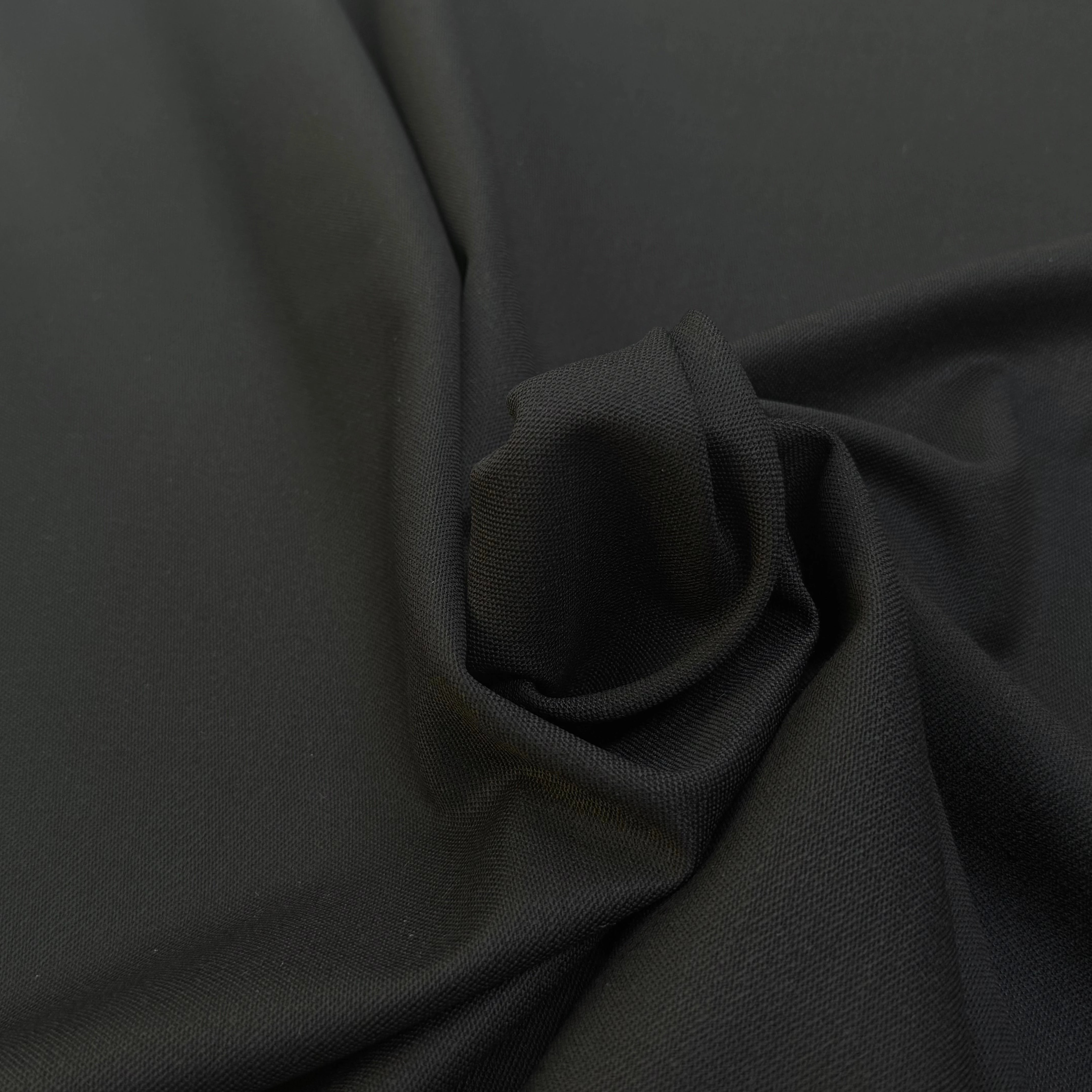DRAPERIE DE LAINE STRETCH BEAU TOMBÉ NOIR - My Little Coupon