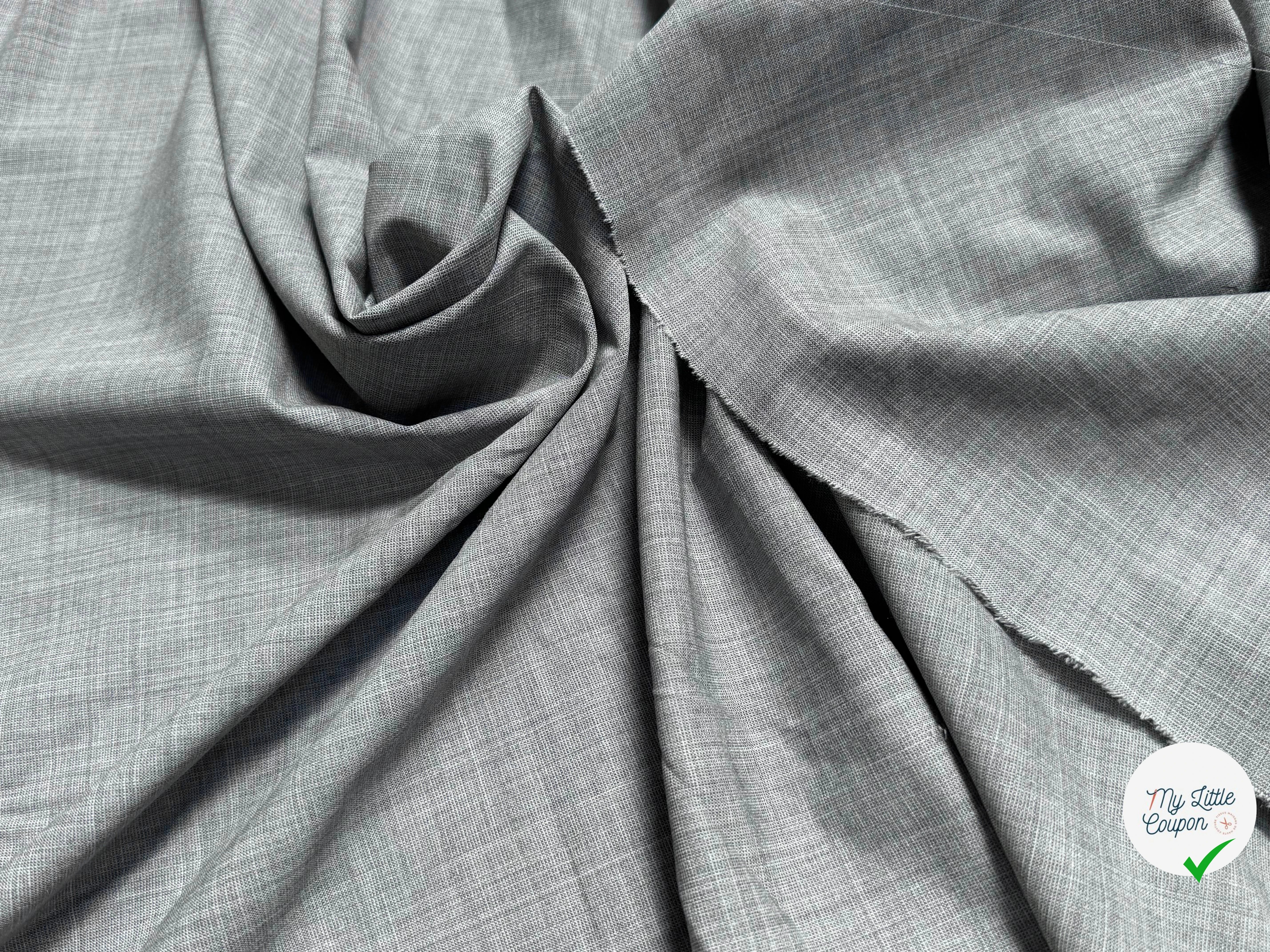 DRAPERIE DE LAINE STRETCH GRISE PRESTIGE - My Little Coupon