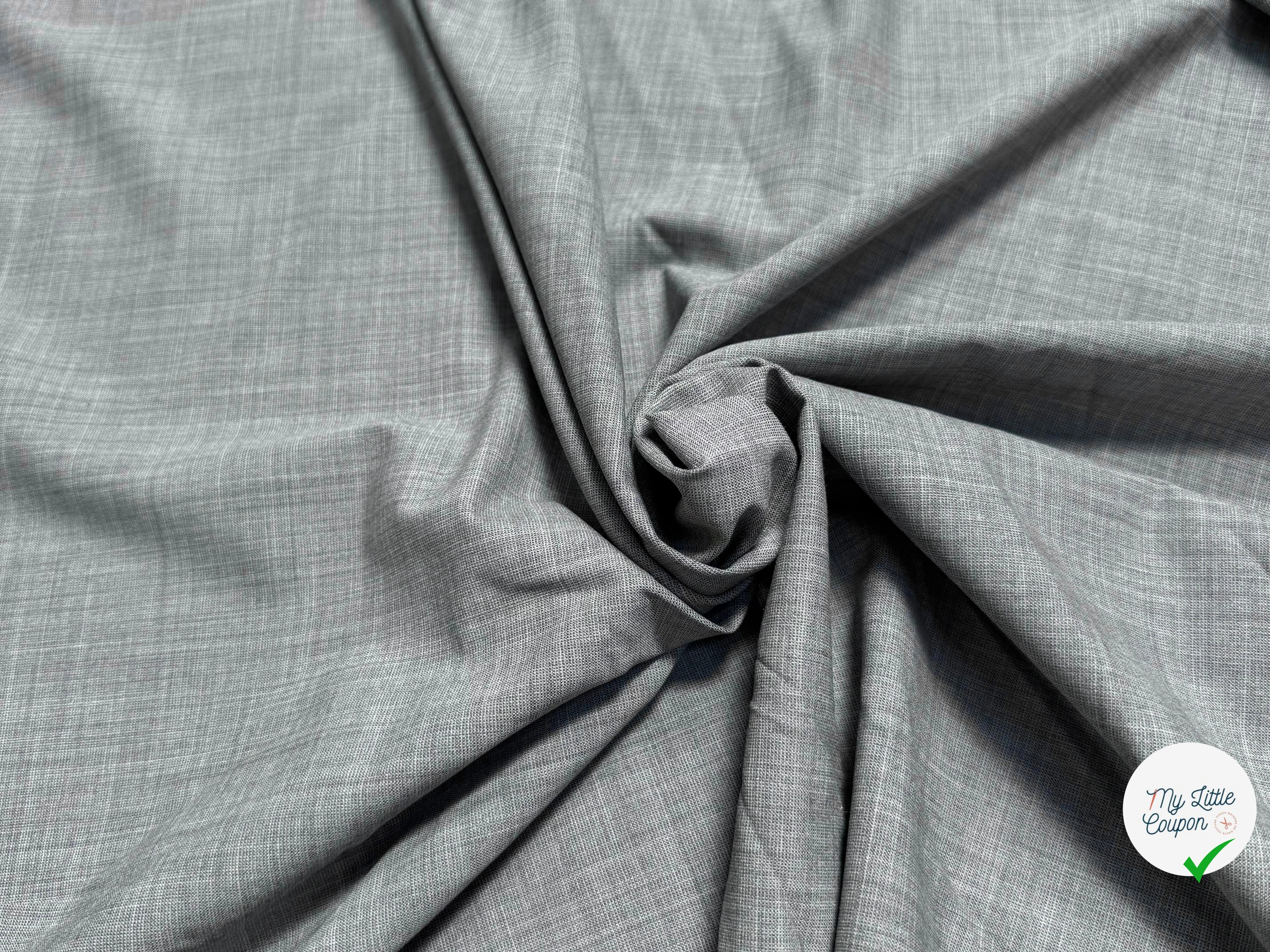 DRAPERIE DE LAINE STRETCH GRISE PRESTIGE - My Little Coupon