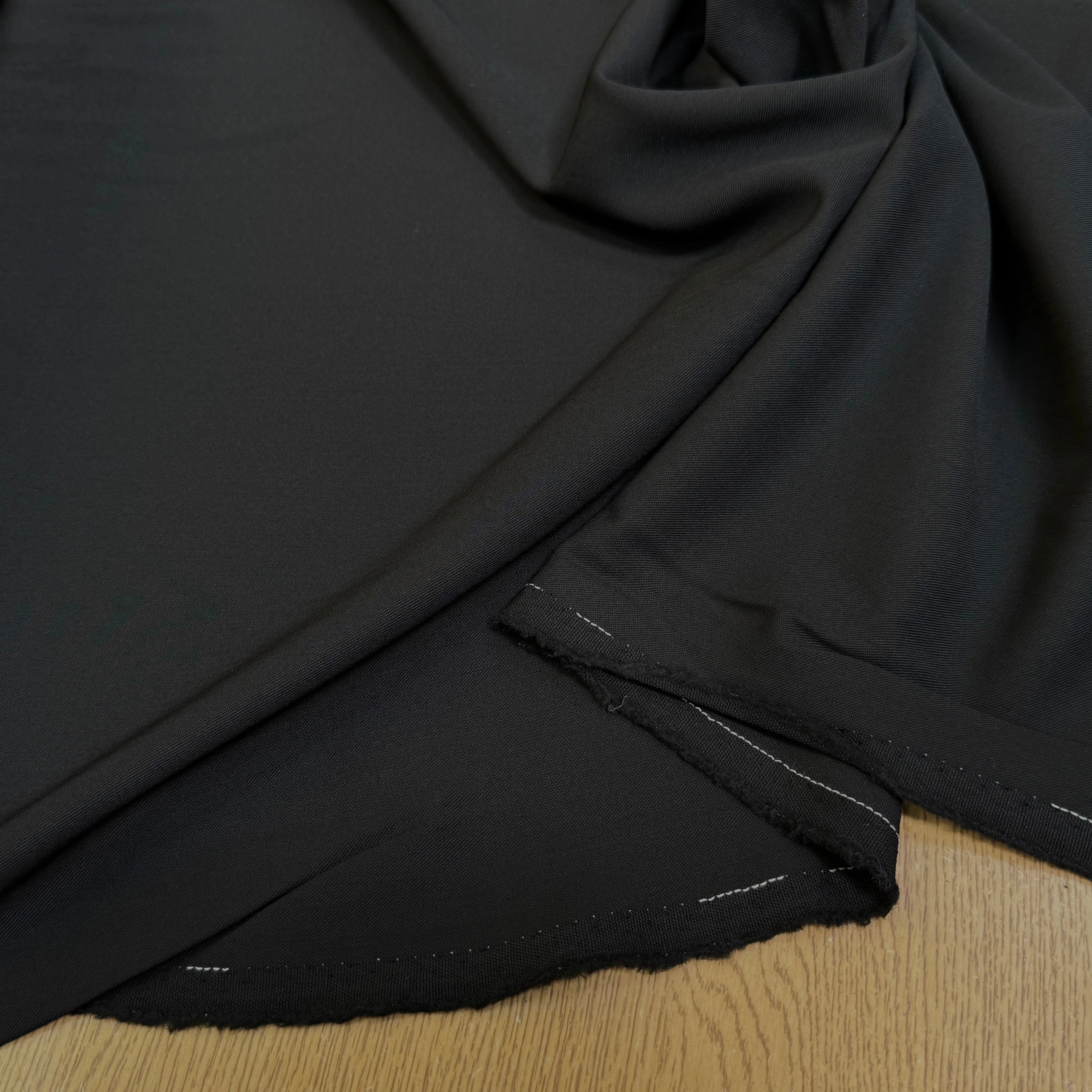 DRAPERIE DE LAINE STRETCH SUBLIME NOIR 96% LAINE - My Little Coupon