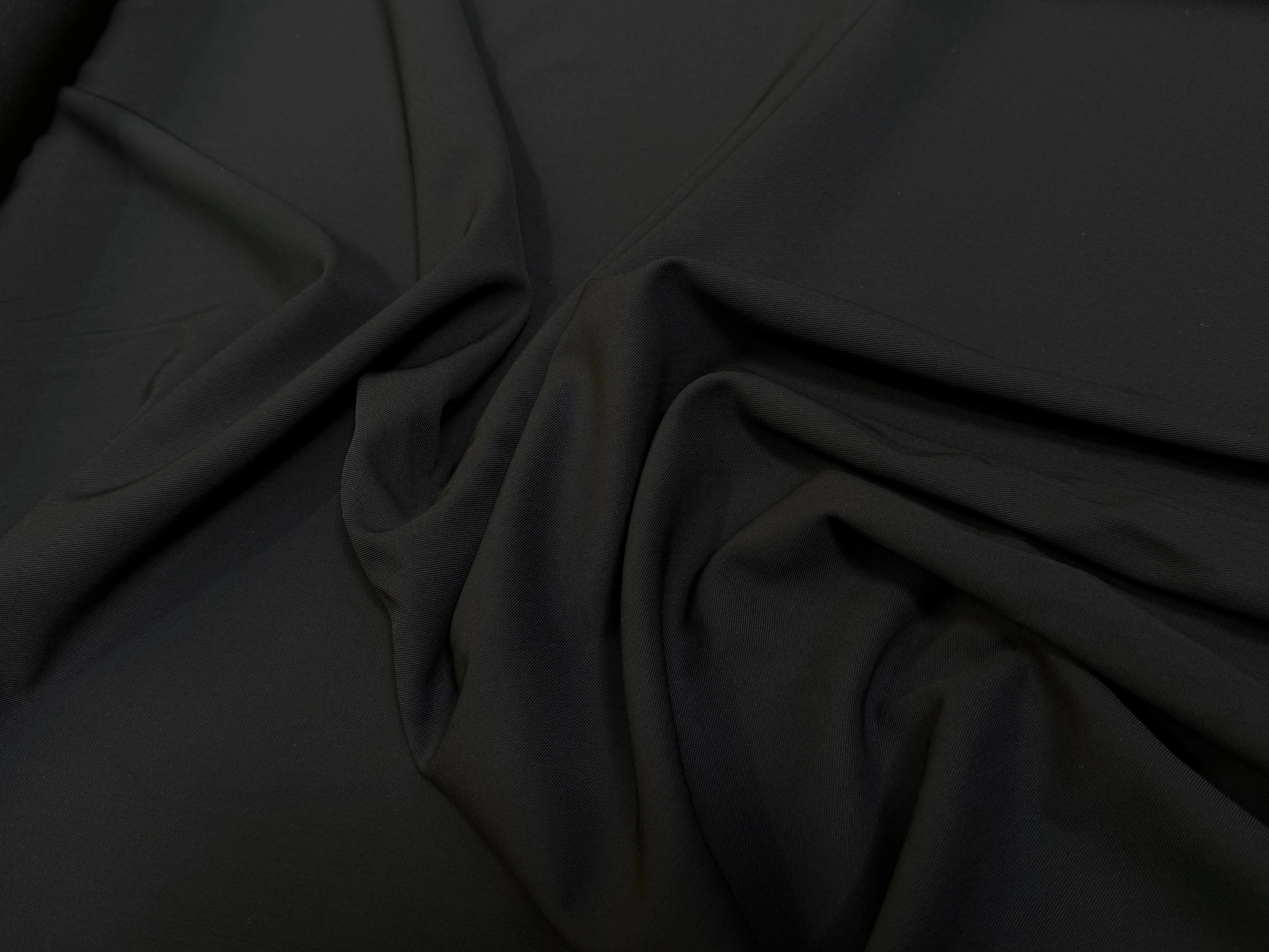 DRAPERIE DE LAINE STRETCH SUBLIME NOIR 96% LAINE - My Little Coupon